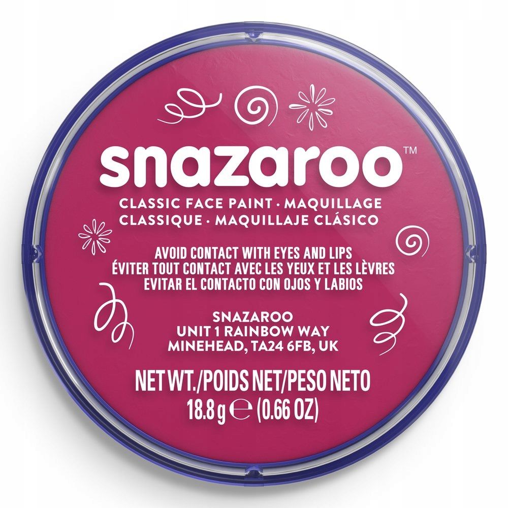  Soubor 8barvy x 18ml malovat pro malování na obličej malovat 1172039 malovat snazaroo