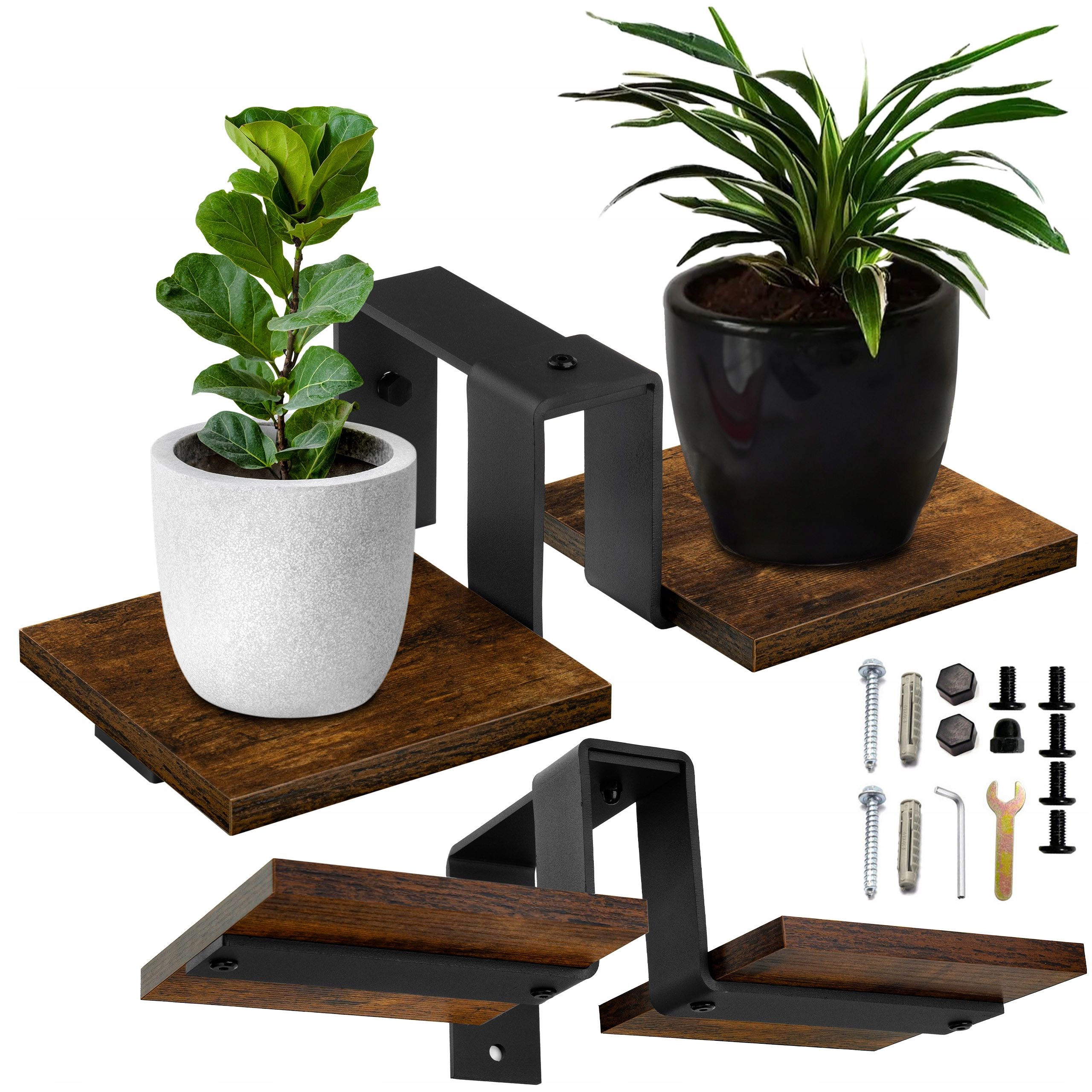  Metal wall flower holder hanging wall-mounted flower shelf flowerpots white