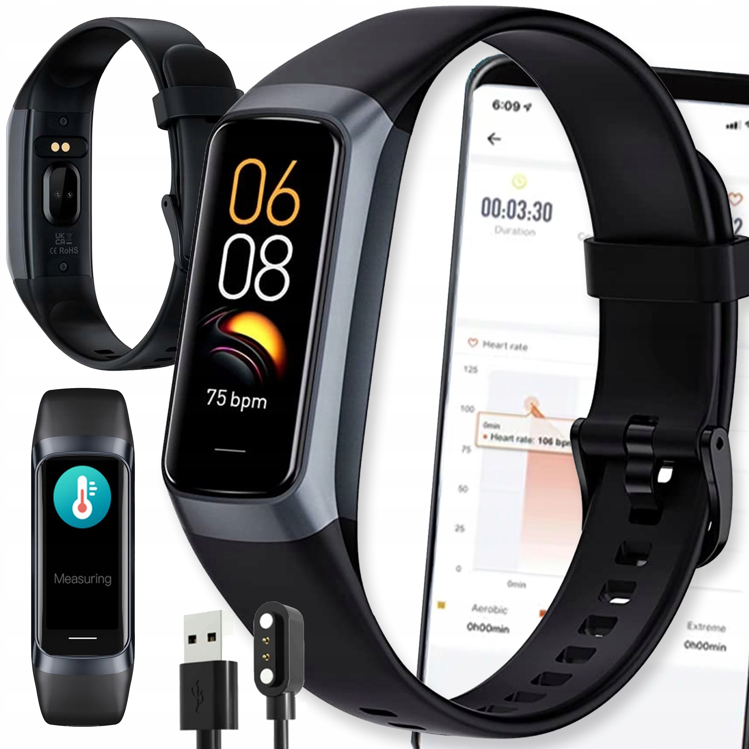  Chytré hodinky náramek na chytré hodinky atletický pro sport puls rozhraní bluetooth jízdní kolo