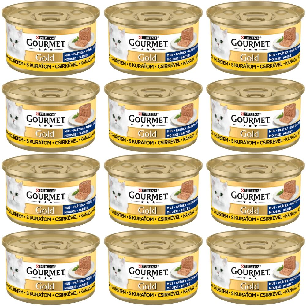  Gourmet gold skonių mišinys 24x85g + pro plan sterilised 3x85g nemokamai