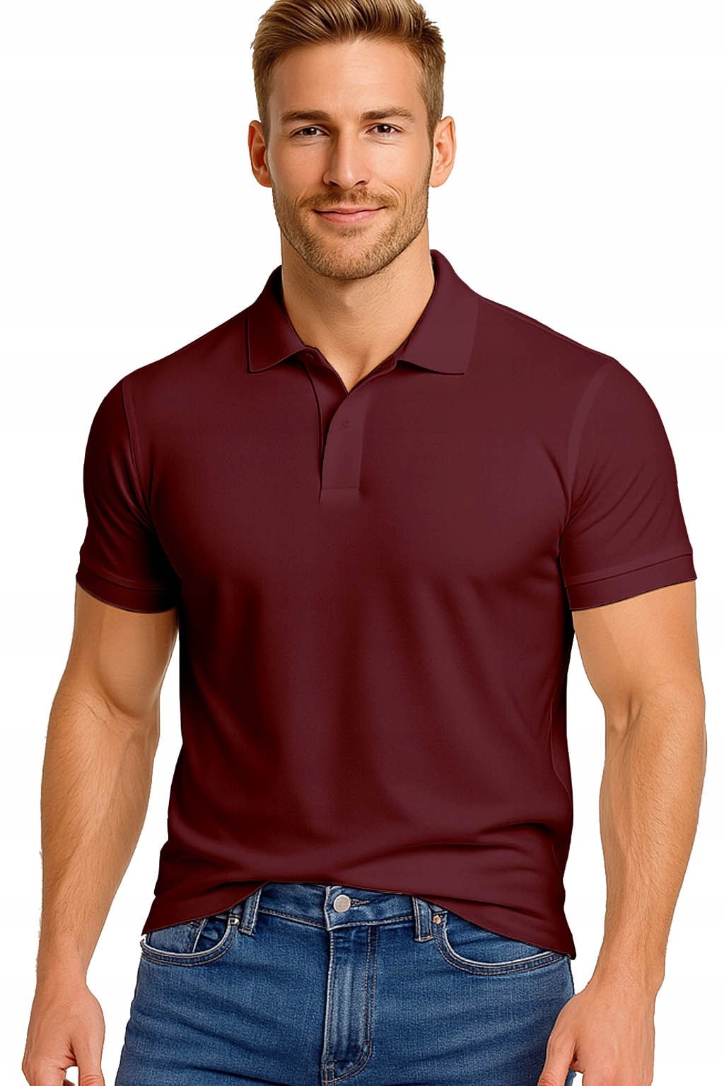  Men&#39;s polo shirts t-shirt elegant reinforcement cotton with collar m