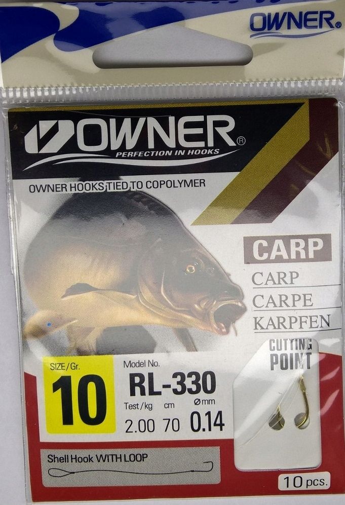  Owner žvejybinis pavadėlis leszczowy rl-340 hak.6 linija 0,20mm