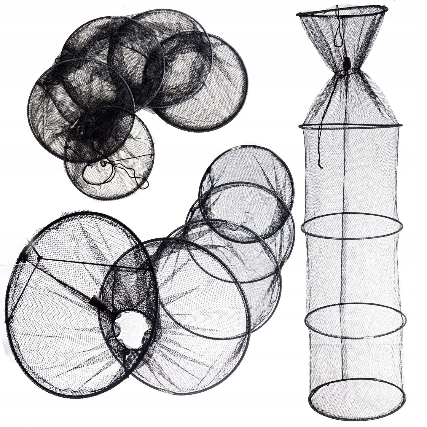  Rubber fishing net 3m 40cm holder + case hokkaido