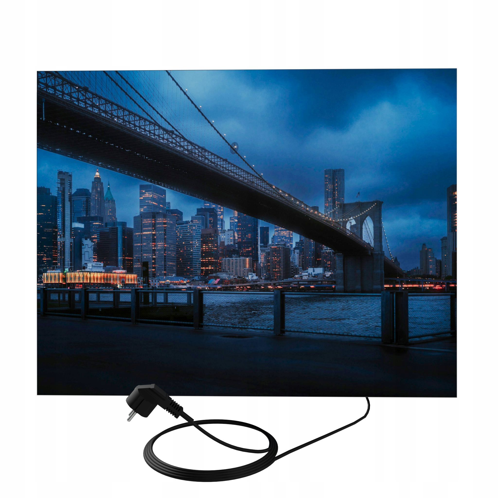  Sienas panelis ar led apgaismojumu 46 cm x 75 cm sēnes