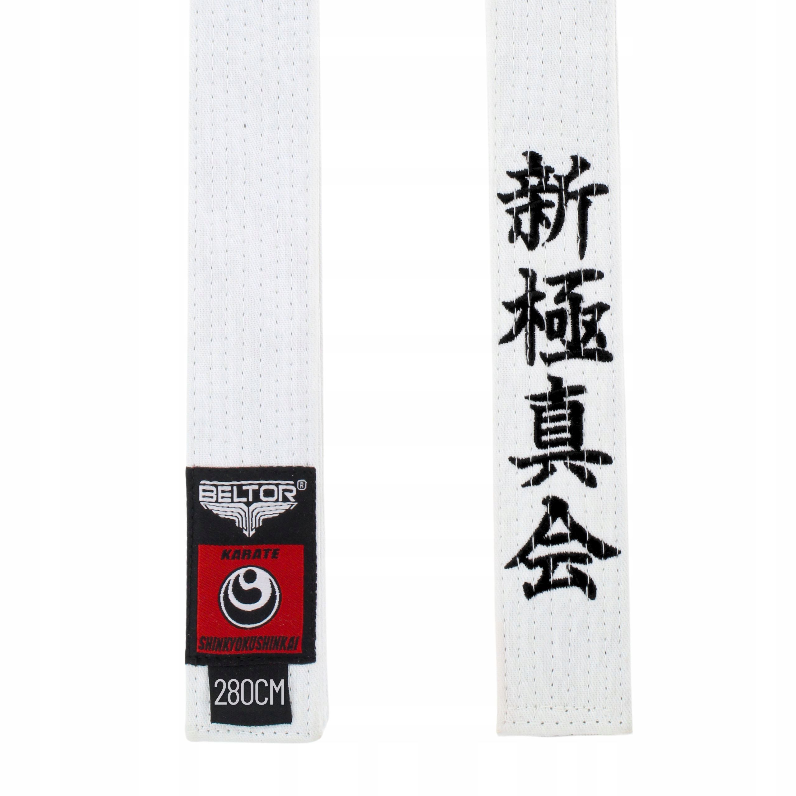  Beltor blau gürtel karate shinkyokushinkai mit stickerei in karategi 200 cm