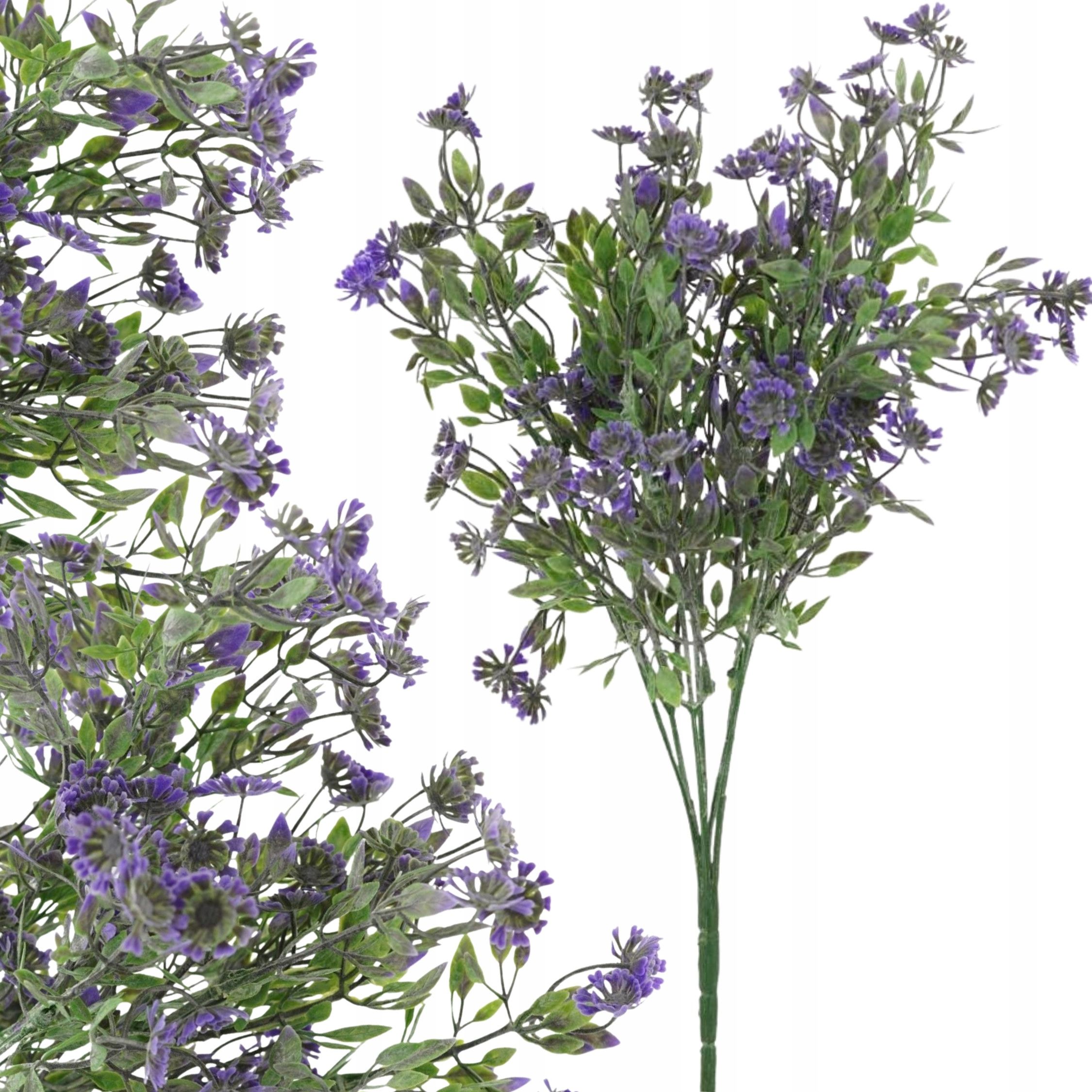  Dirbtinės gėlės gipsowka šakelė 32cm tanki violetinė priedas puokštėms