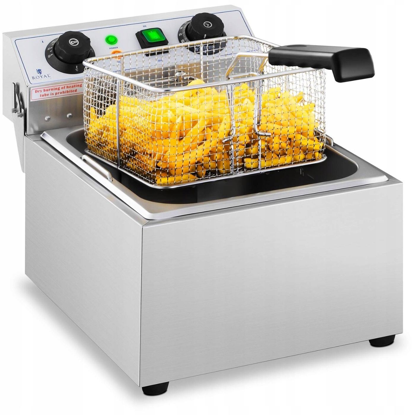  Gruzdintuvė 3200w 230v 8l. royal catering rcef 08eb
