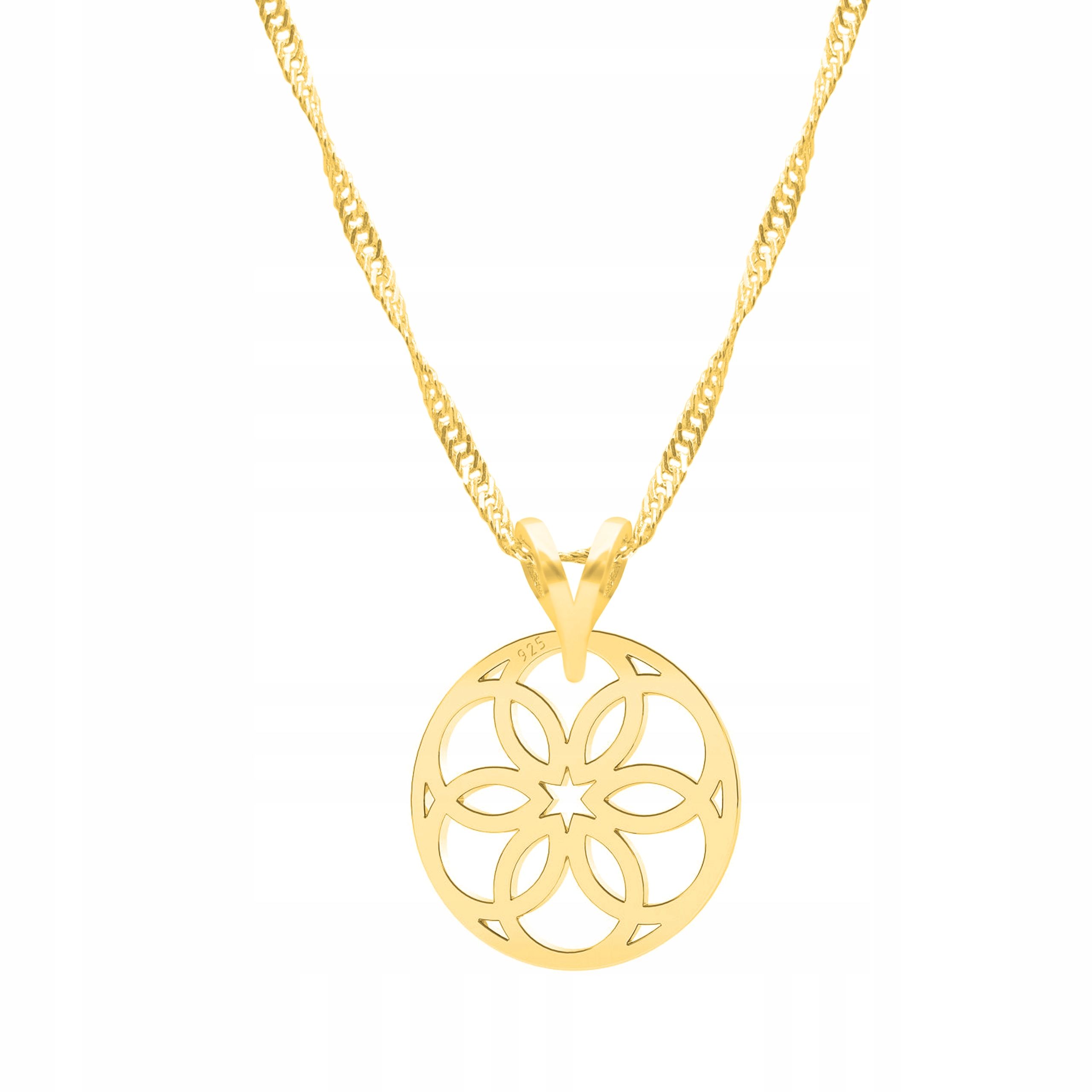  Goldkette halskette 925 mond hörner
