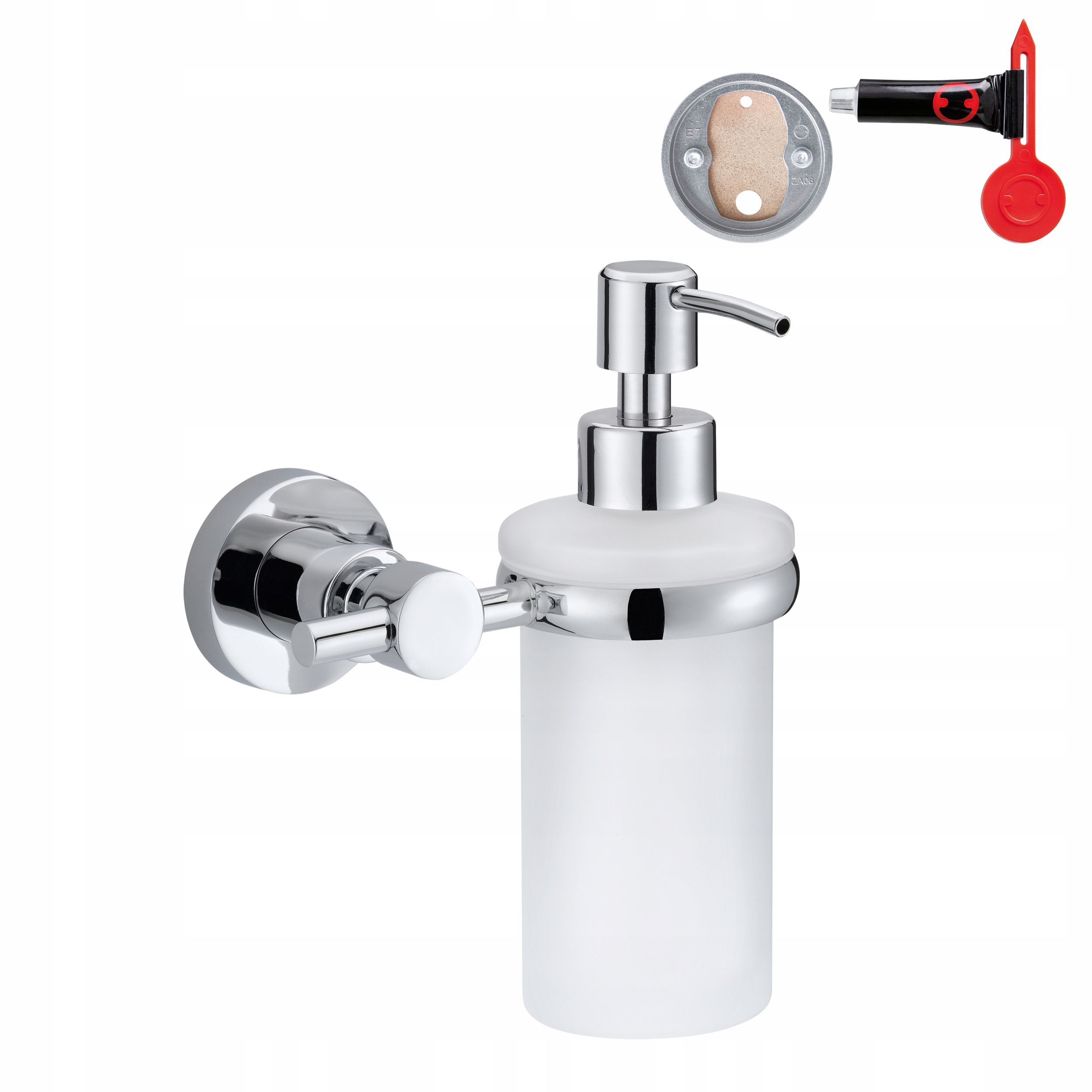  Soap dispenser liquid on the wall without drilling tesa