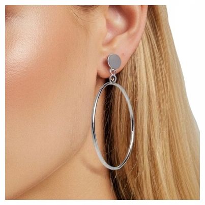  Ohrstecker farbe silber lang quasten diamanten bälle elegant 125mm