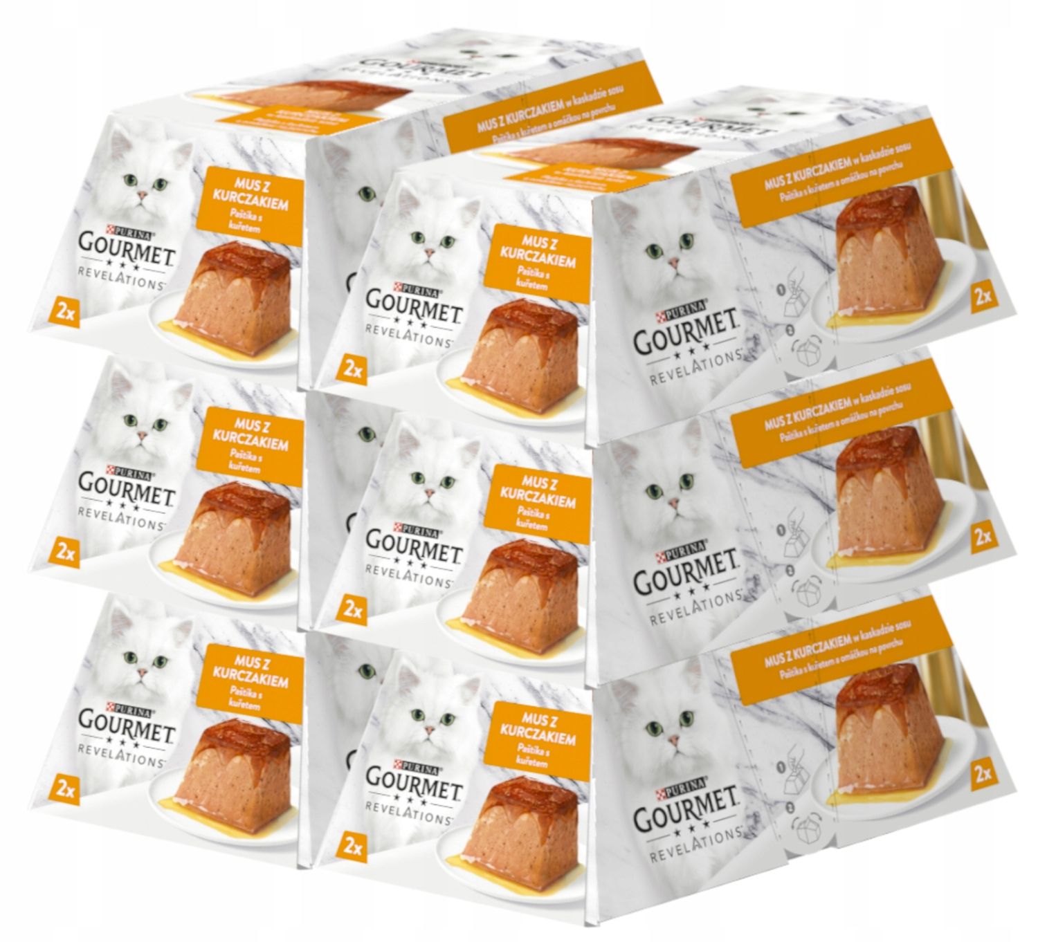  Maistas katei gourmet 24x57g mus revelations viščiukas jautiena purina papildymas