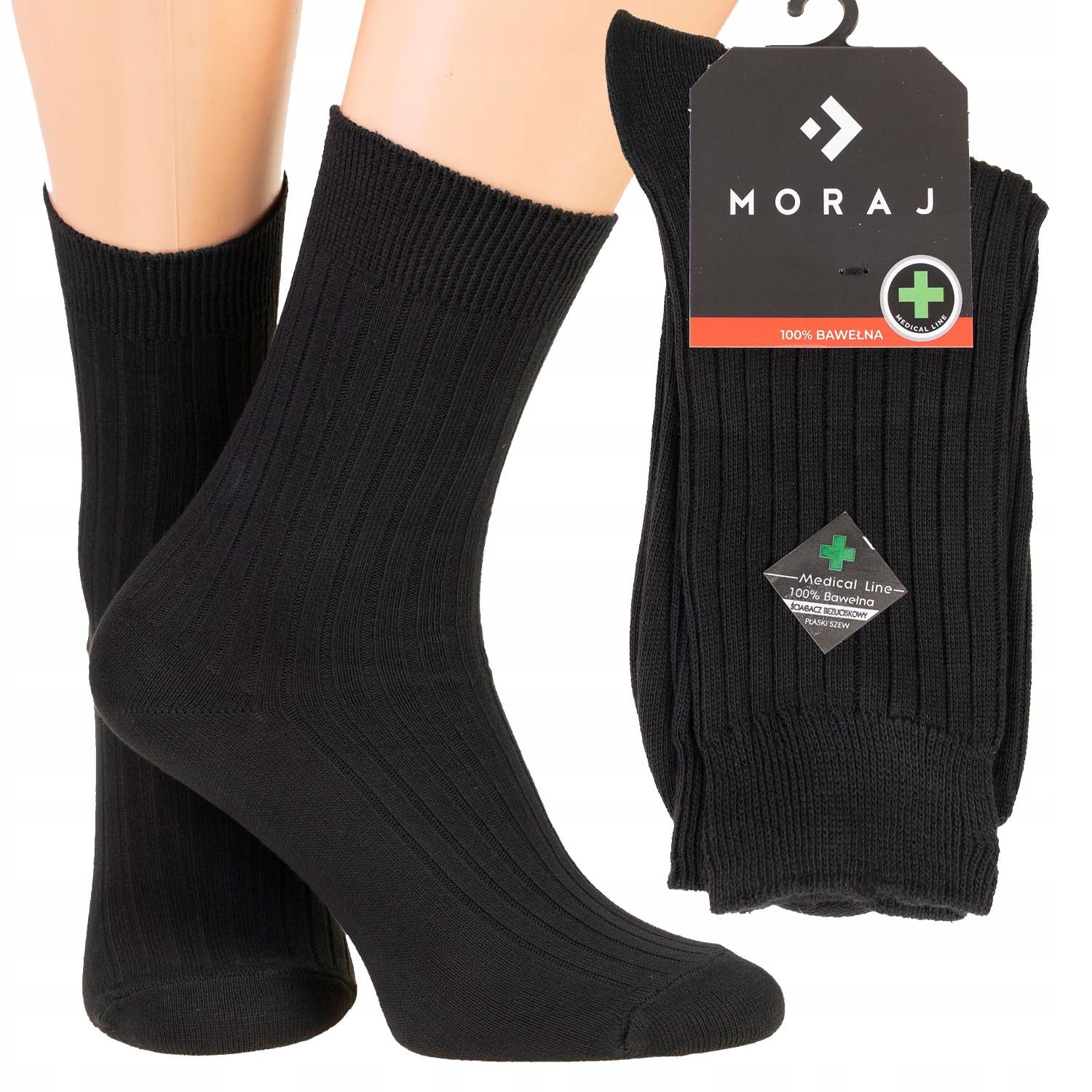  Moraj ponožky medical line 100% bavlna r.39-41