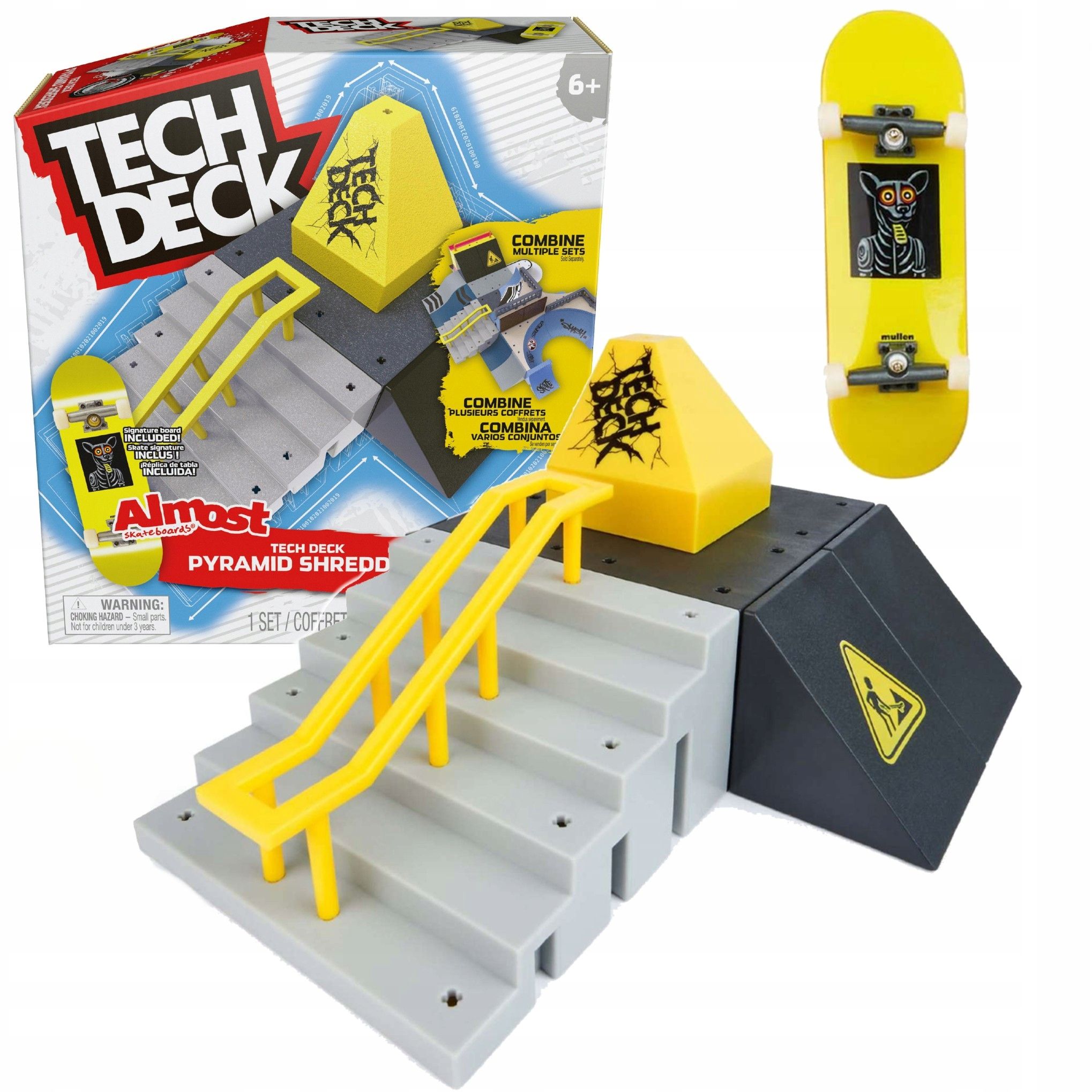  Fingerboard rampa speedway hop množina + skateboard real tech deck
