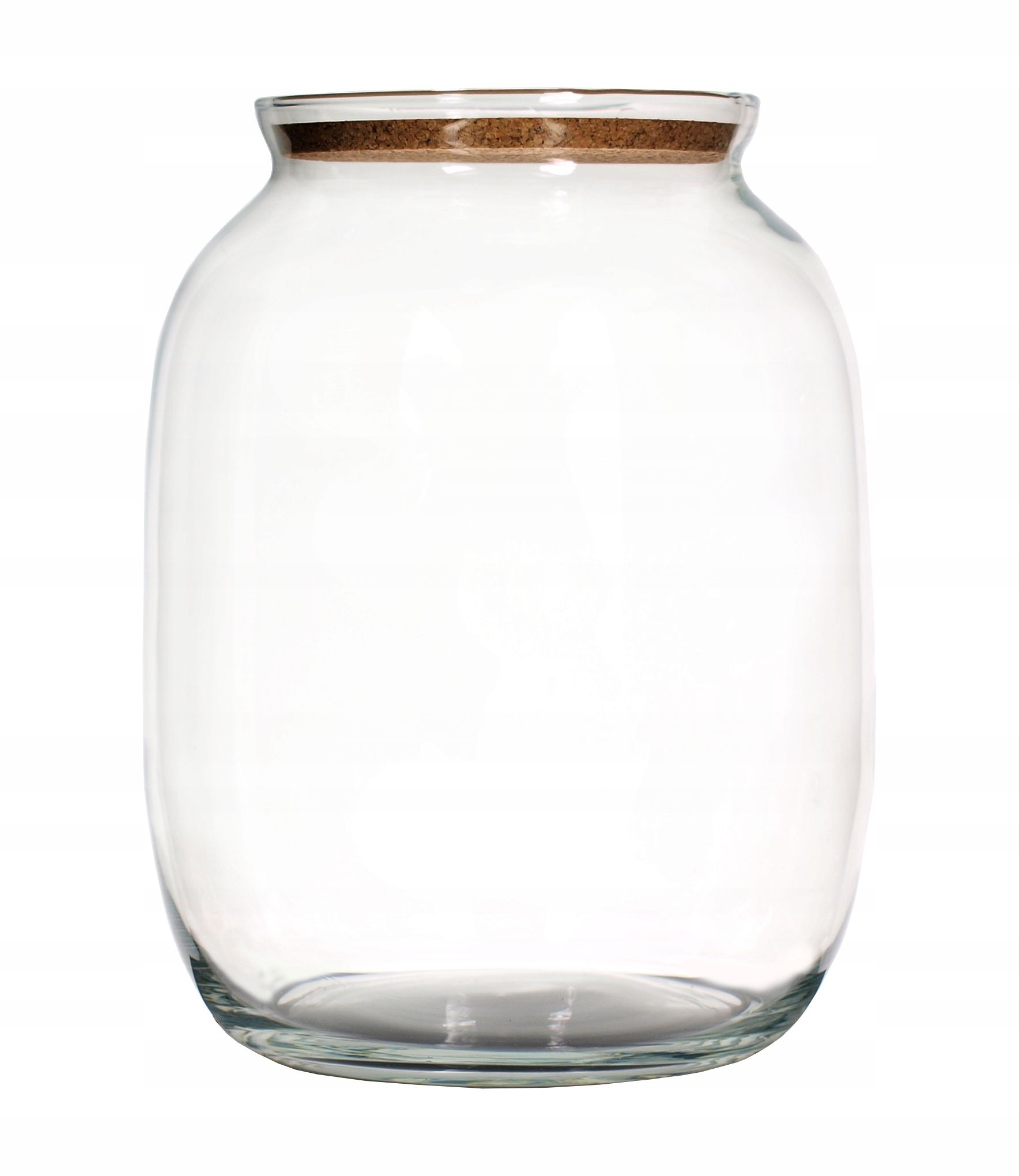  Kopa stikla vāze jar balons xs-h25 + korķis mežs burkā