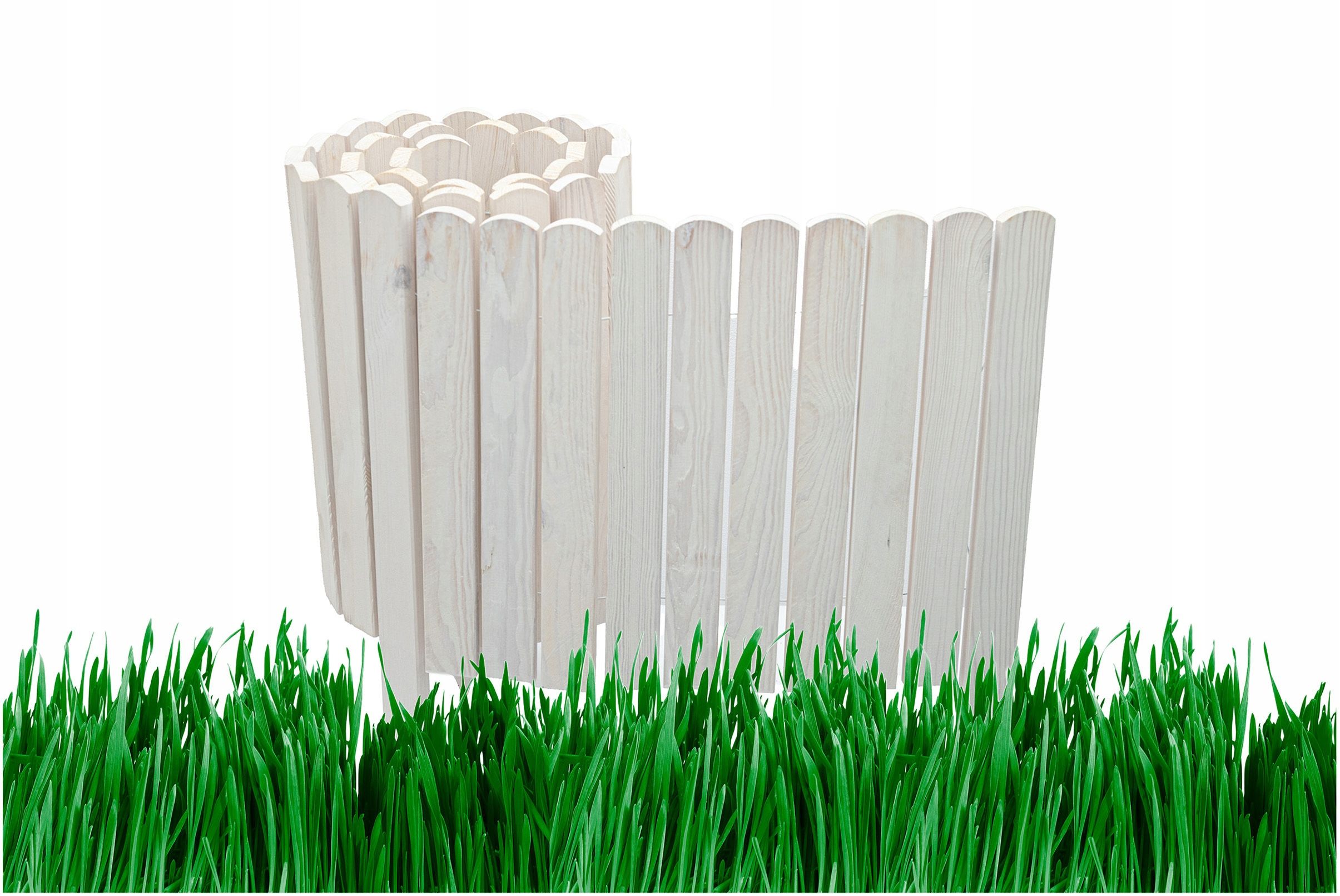 Garden fence lawn edging garden palisade wooden 20 x 200 cm