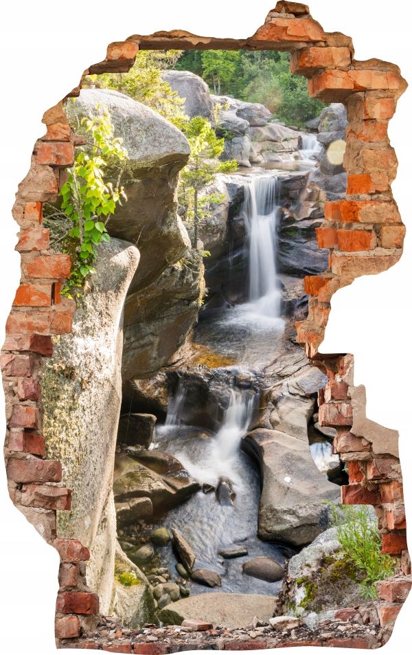  Sienas uzlīmes foto tapetes caurums 688 daba