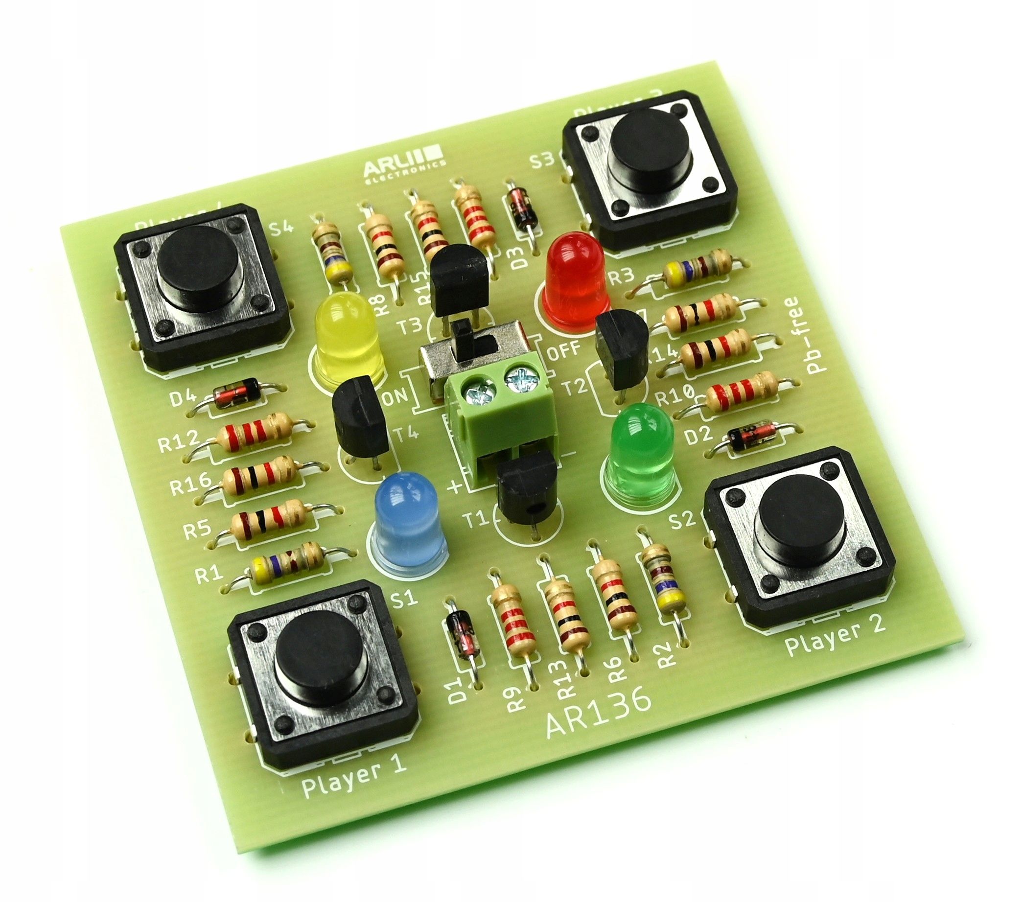  Ar136 elektroninis žaidimas dėl 2-4 žaidėjų kit