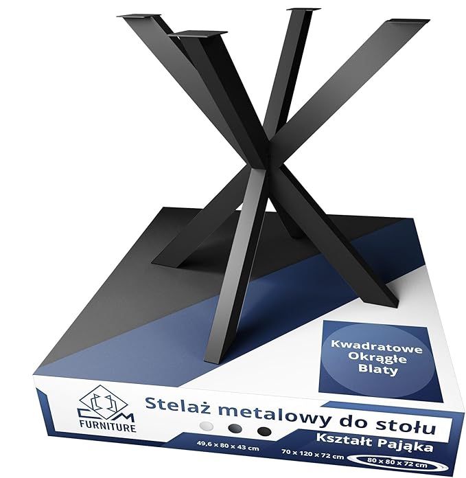 Kovová noha kovový rám pro stůl pavouk loft styl držák biala
