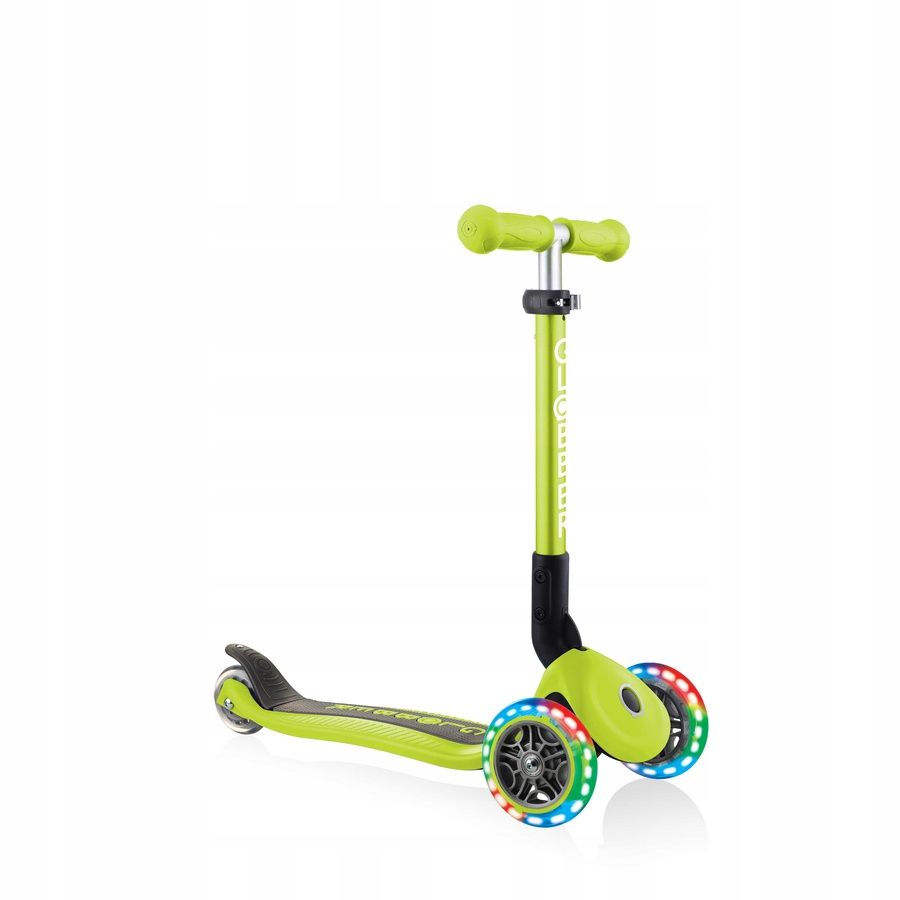  Balanční skútr dětinský 3 kola svítící led globber junior foldable