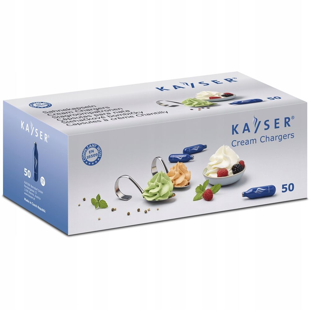 Sifono kasetės plaktai grietinėlei kayser 0 l 25