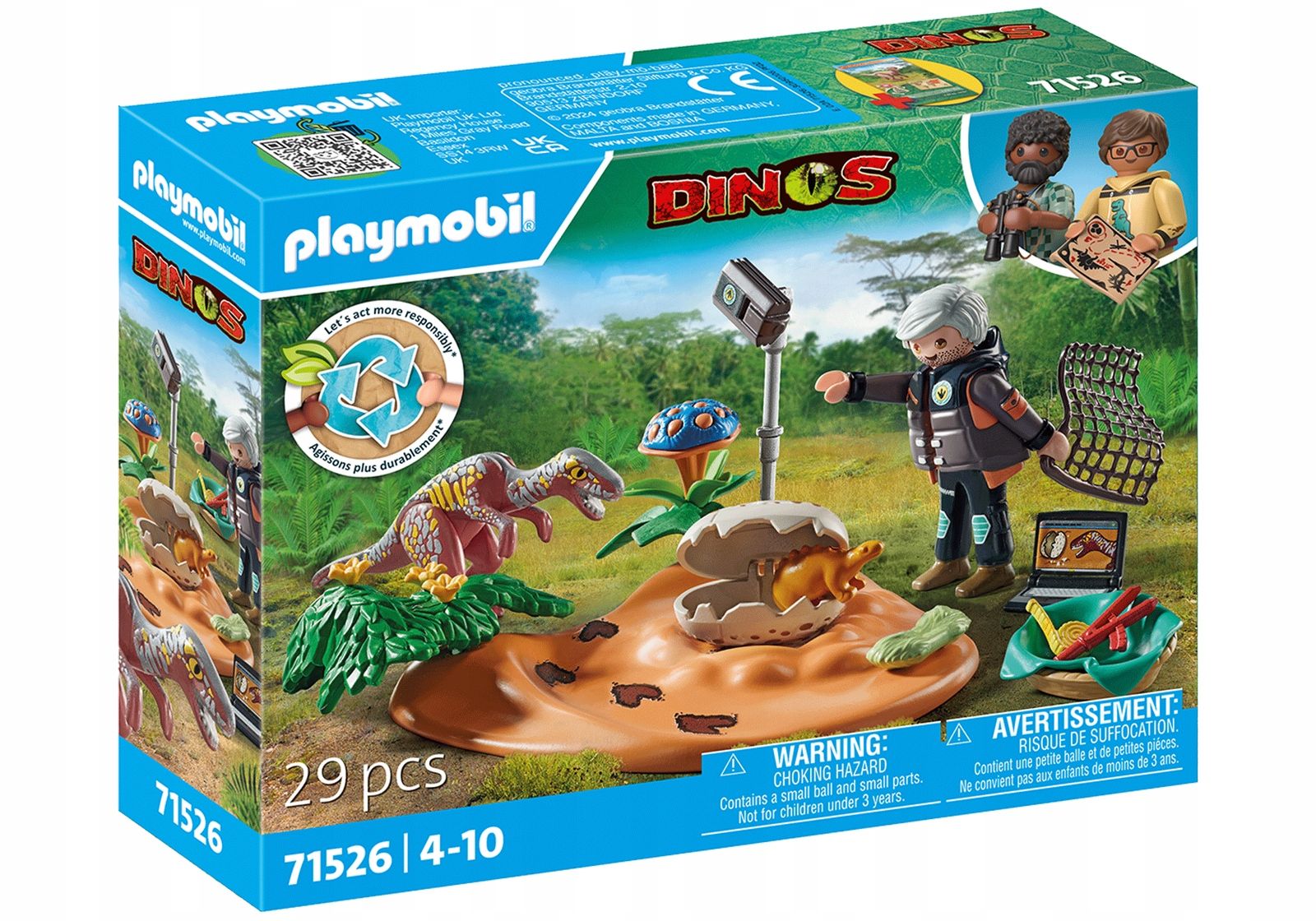  Komplektas playmobil 71423 automobilis su nameliu ant ratų