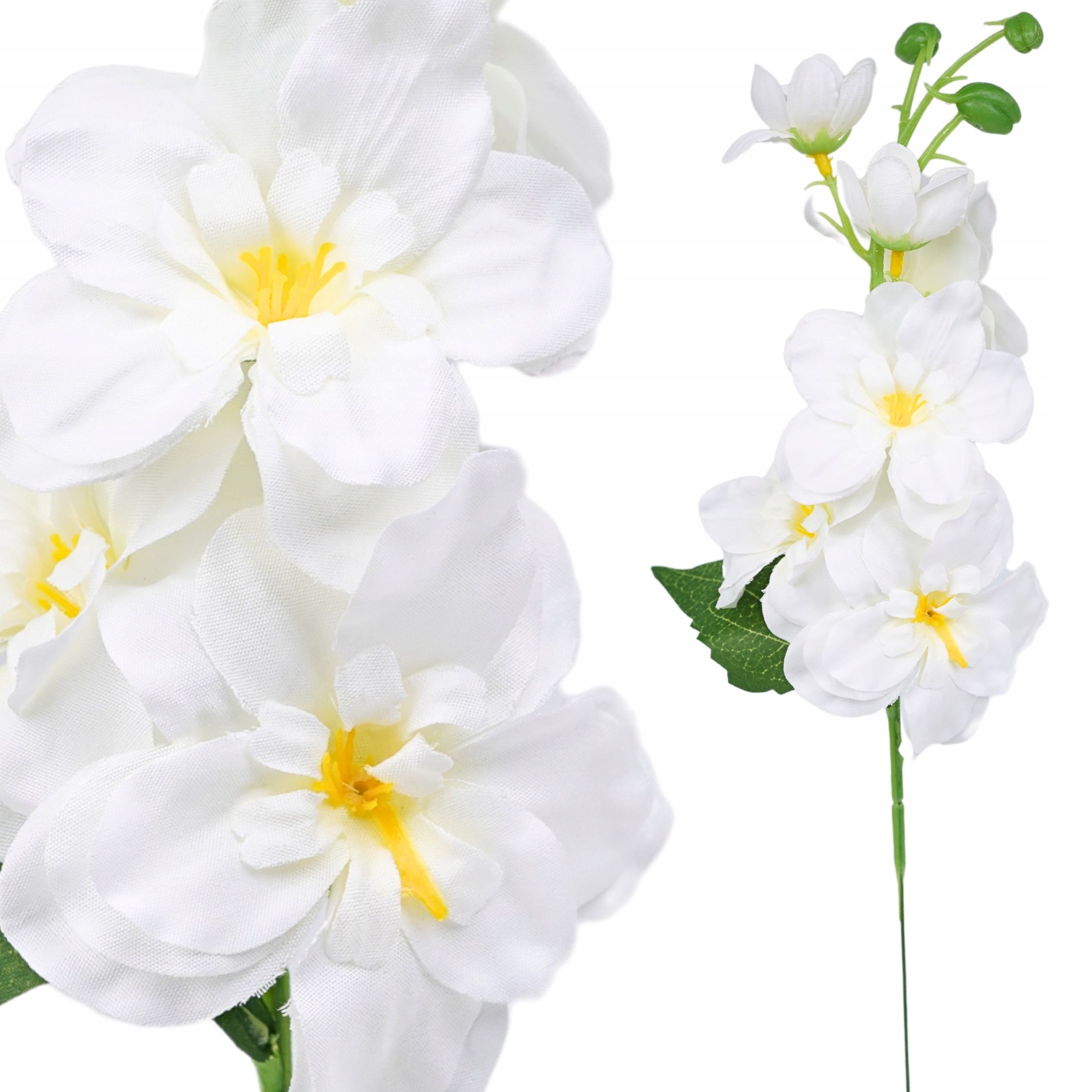  Mākslīgais zieds orhideja zars dekoratīvs rotājums florists pik 62cm