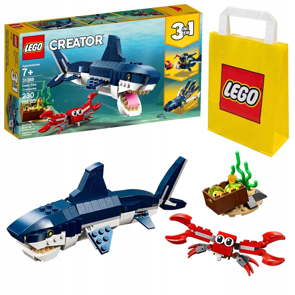  Bloky lego creator 31170 dzikie zvieratá ružový plameniak za darček taška