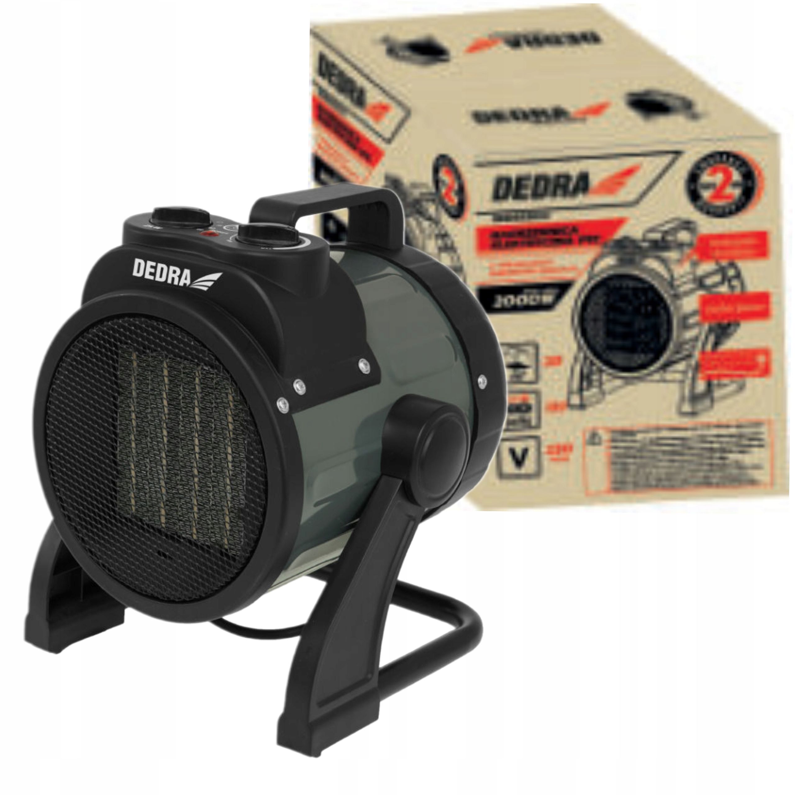  Dedra lila heizung 51kw thermostat 50l 1100m3/h räder ded9964at