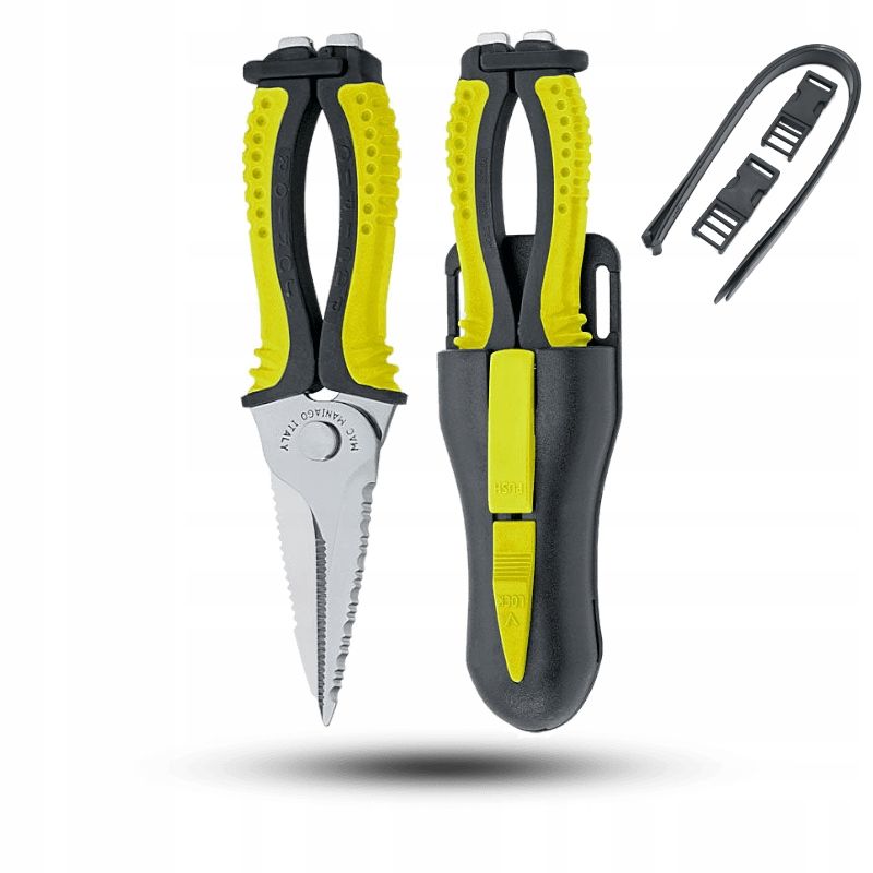  Käärid sukeldumine pacific junior 20.5 cm - mac coltellerie - black - pjr10.n