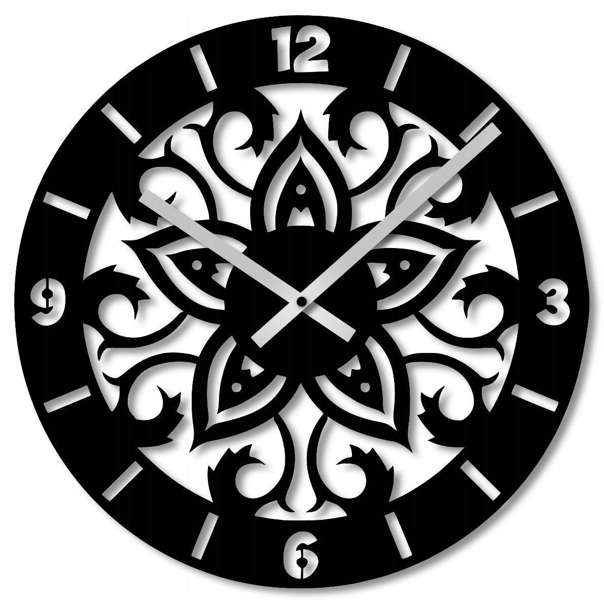  Wall clock 60 cm clock on the wall big clock openwork classic big numbers