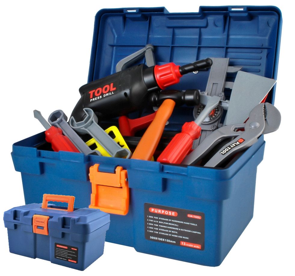  Krabice pro nářadí + motorová pila pro děti master&#39;s set xxl