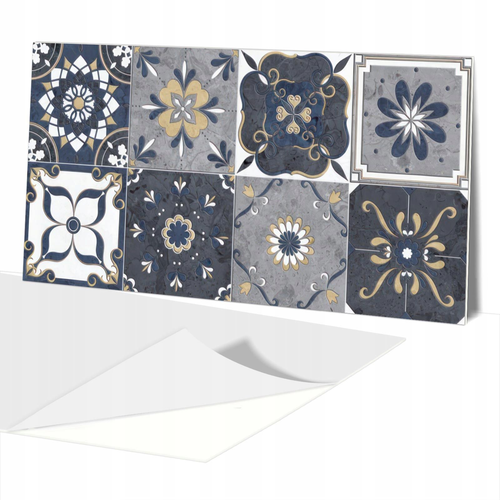  Lipīga plāksne pvc paneļi uz sienas marokānis patchwork 100x50cm