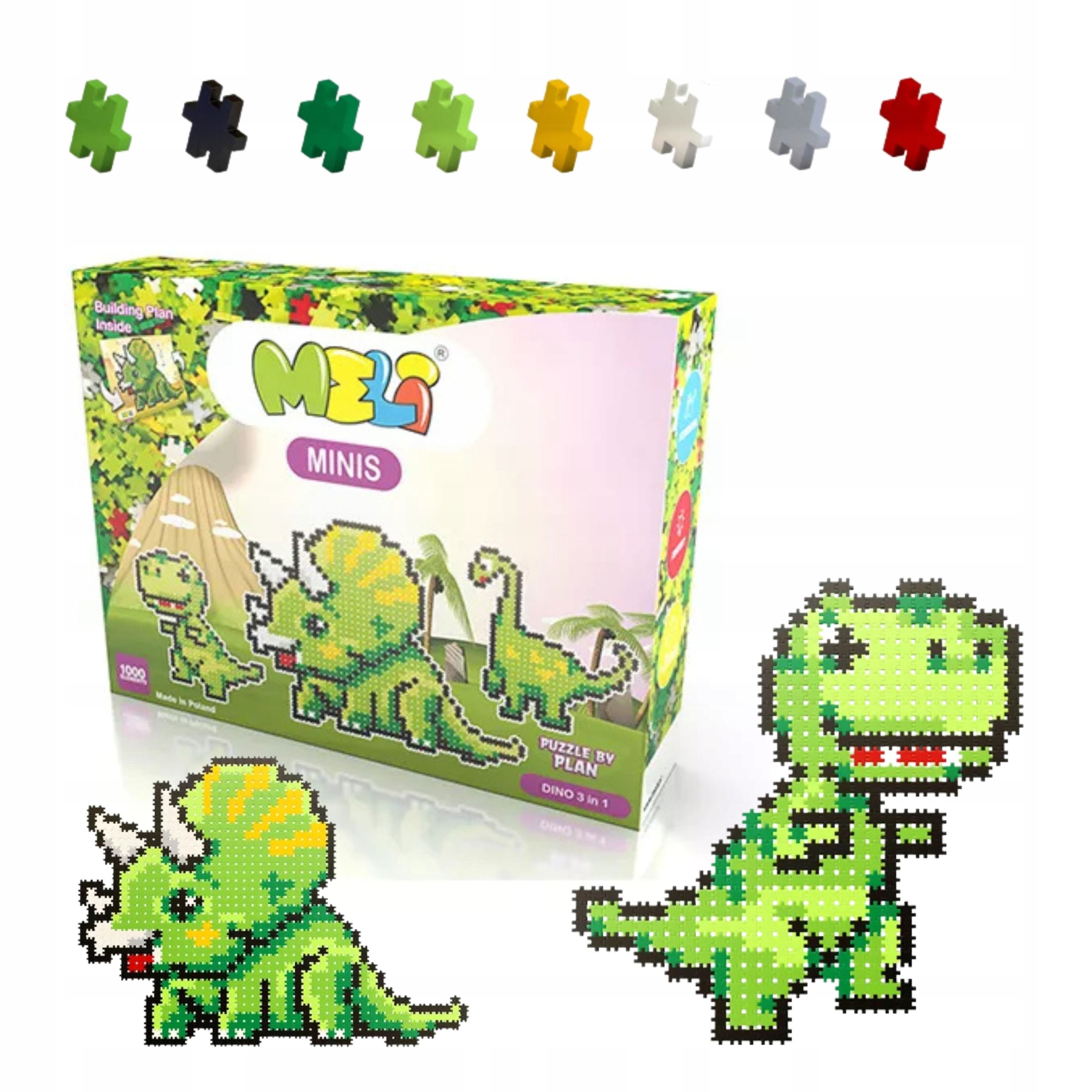  Bausteine mini waffeln meli minis edu buntstift größe 1400 pcs. mosaik