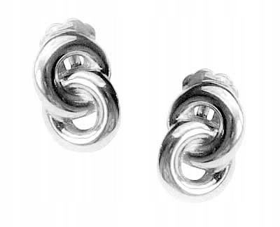  Clips silber colibra durchbrochen damen groß runden für die ohren elegant mode
