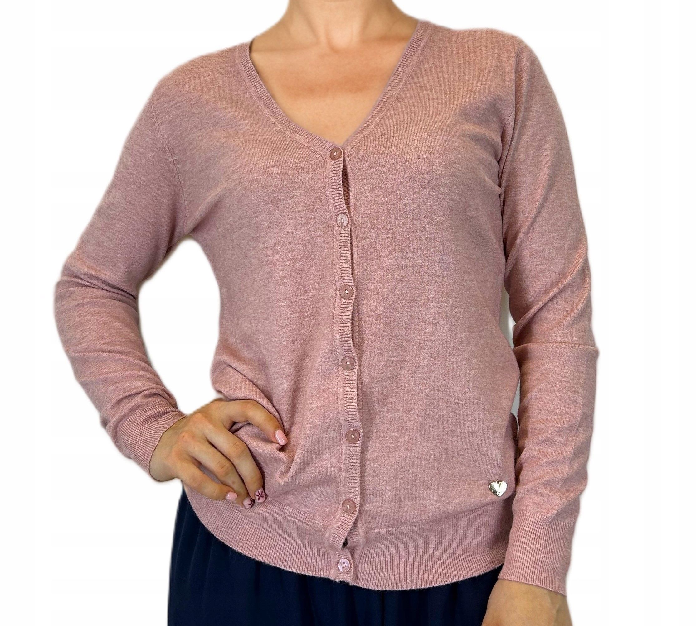  Klasikinis užsegamas megztinis su sagomis daug spalvų 2xl/3xl