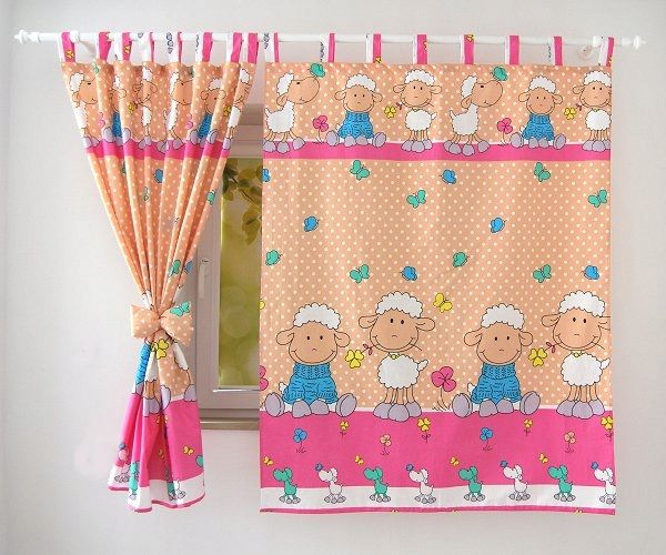  Babylux nočné závesy závesy detská izba dekoratívne stuha 160cm 2 ks. nie.
