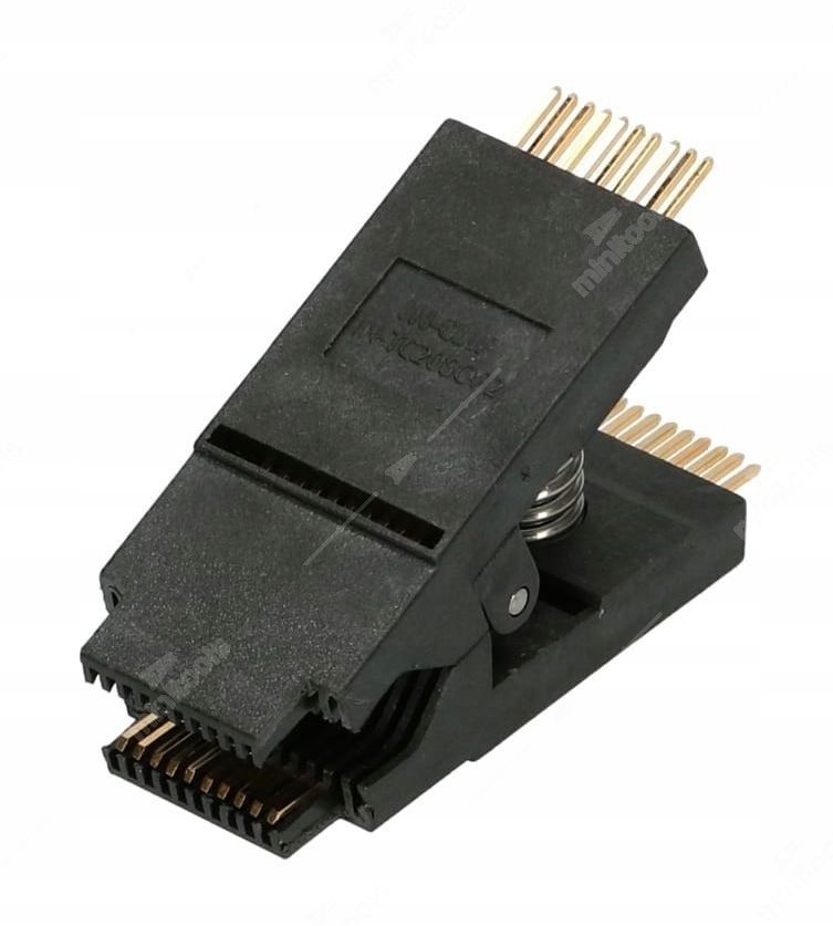  Spaustukas bandymo soic 8-pin r=1,27mm su kabeliu i ad