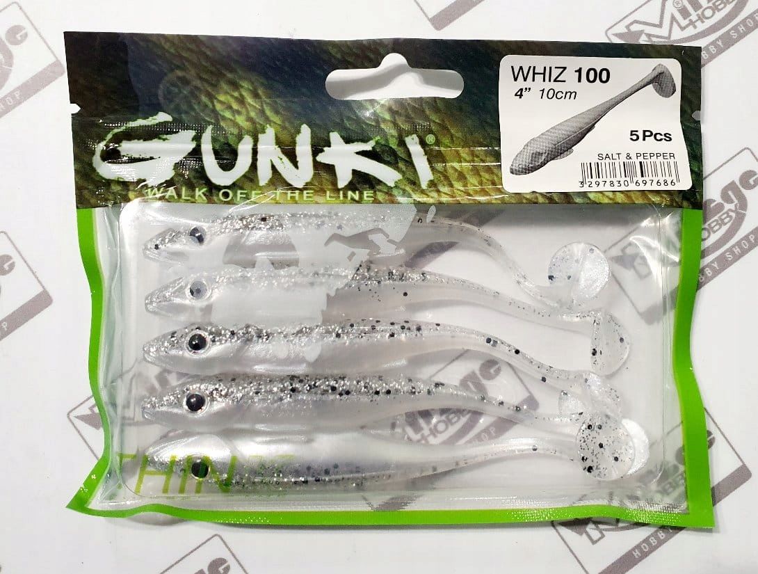  Norīt gunki kiddy 4"(10cm) - salt & pepper (op. 5 gab.) [52683]