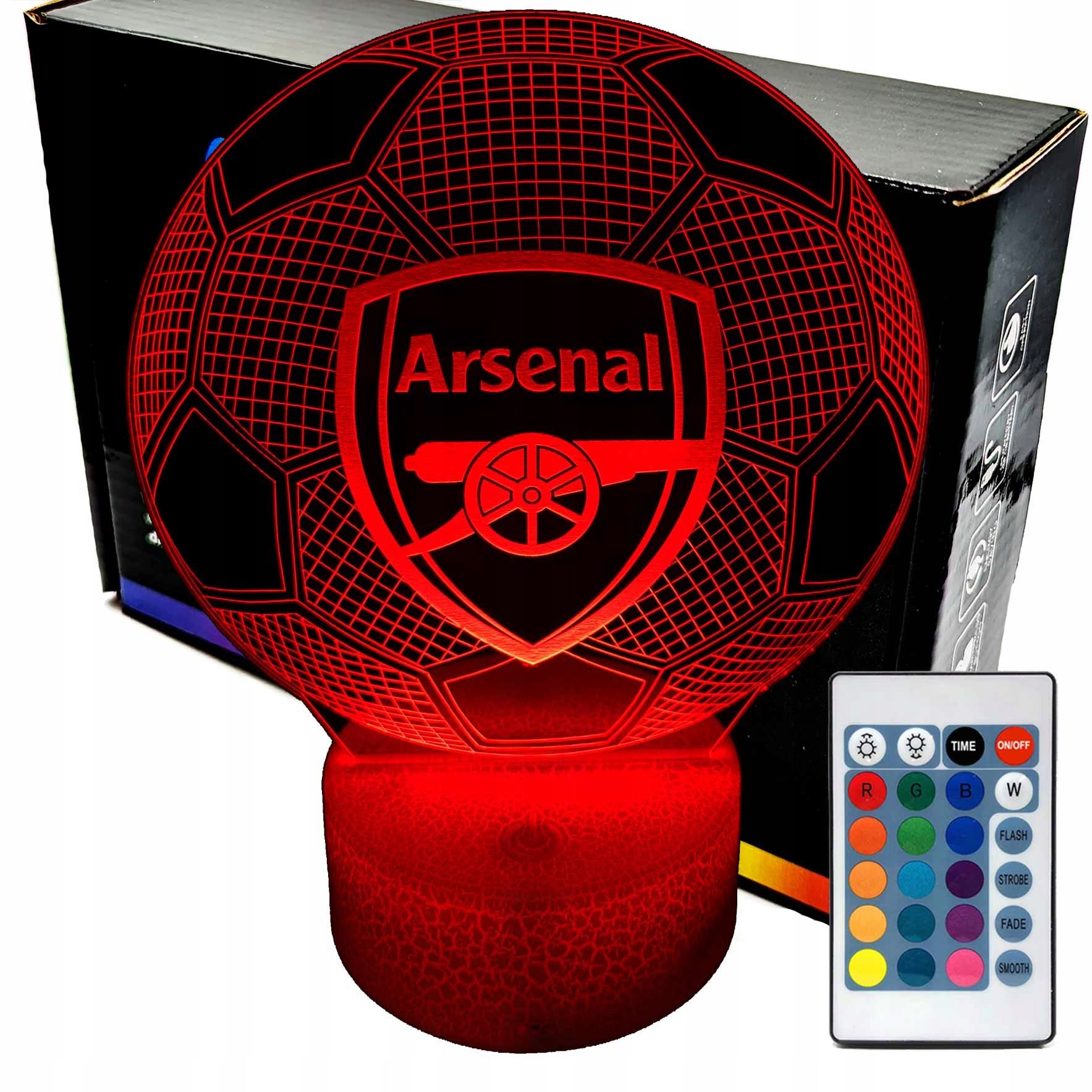  Noční světlo fotbal liverpool fc 3d lampy led