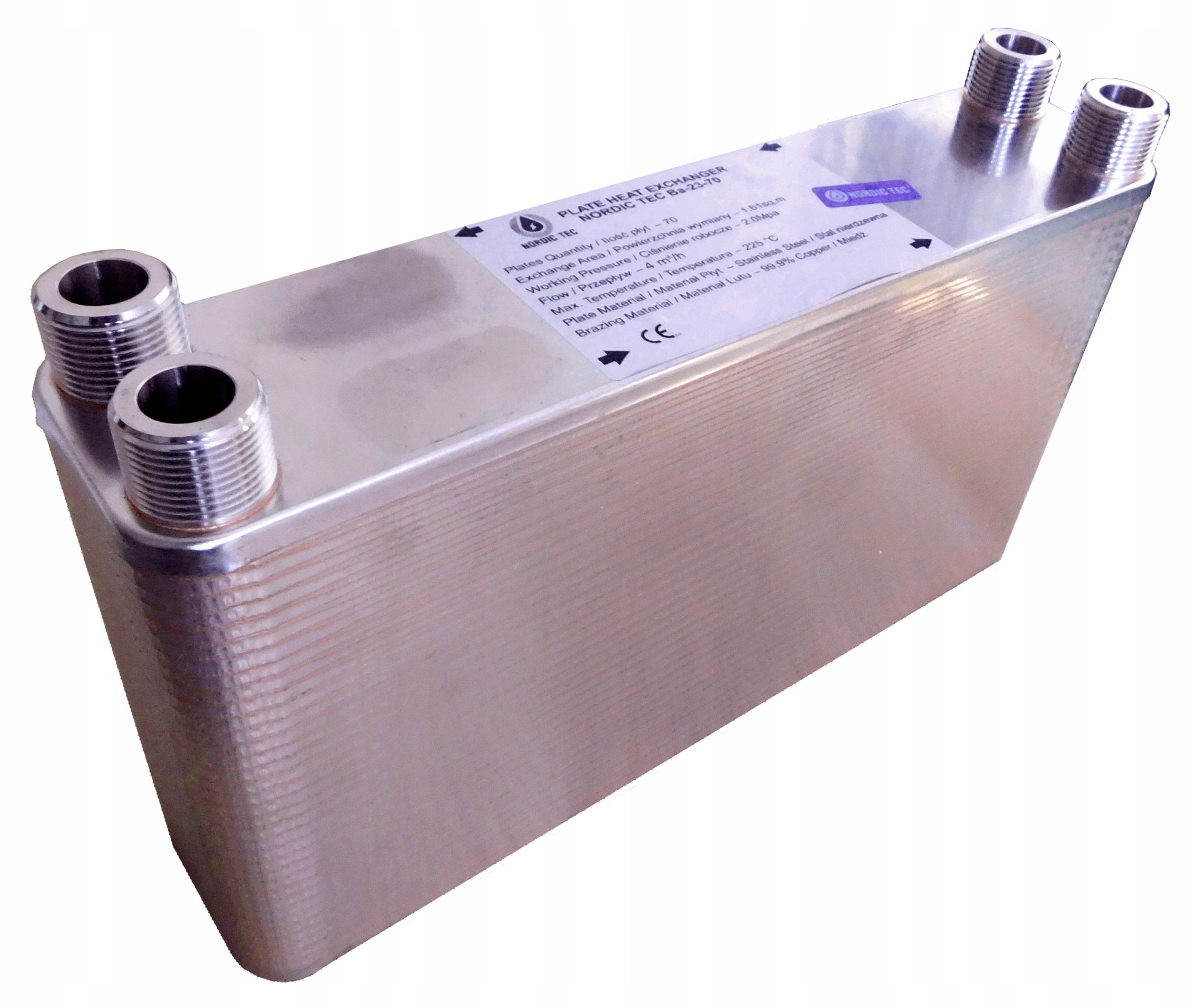  Siltummainis 80 kw 70 dēļu 3/4 nordic tec