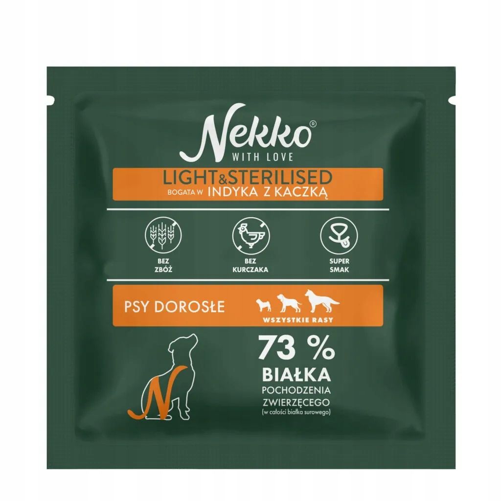  Nekko pārtika sauss par suni sterilised tītara pīle 9kg