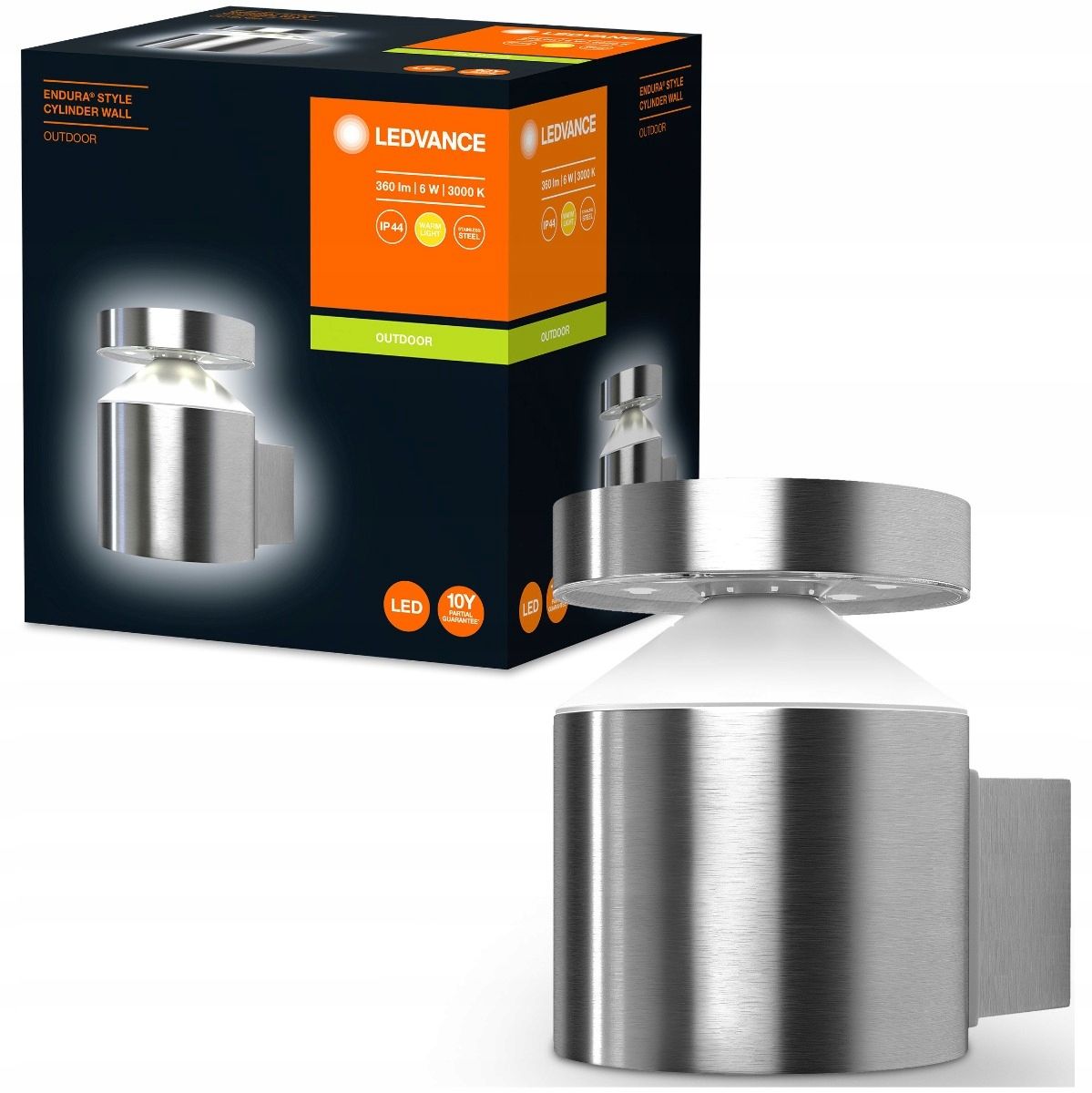  Fasado lempa led sieninė sodo sieninis šviestuvas judantis 13w 3000k ledvance