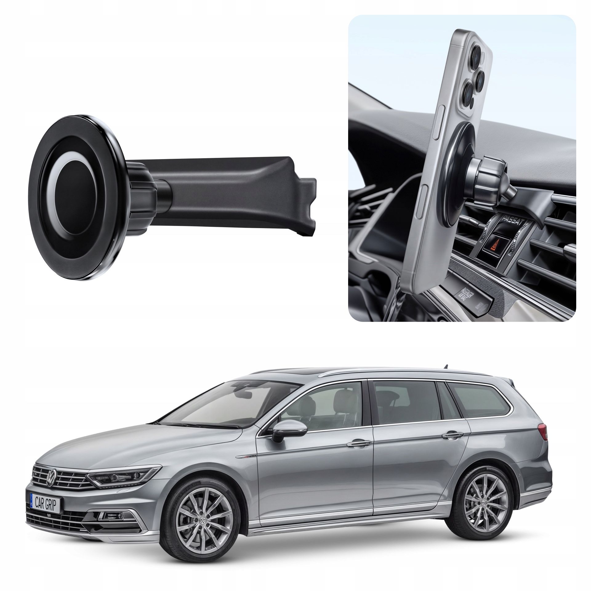  Gravitatsiooni hoidja koos laadimisega qc 3.0 mõeldud sisse vw passat b8 (2014-)