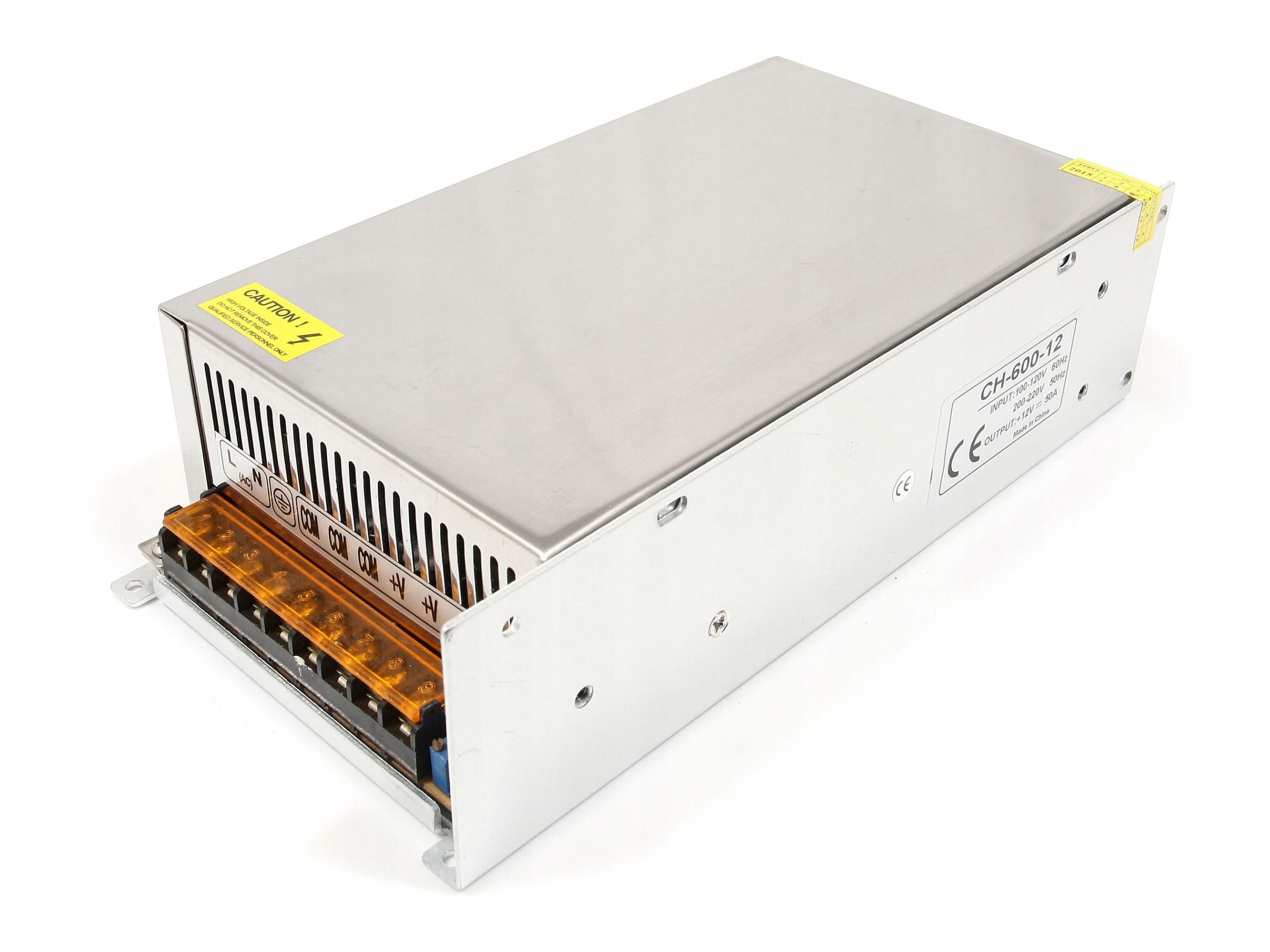  Maitinimo šaltinis 12v 120w 10a ip20 slim led juostoms, cctv