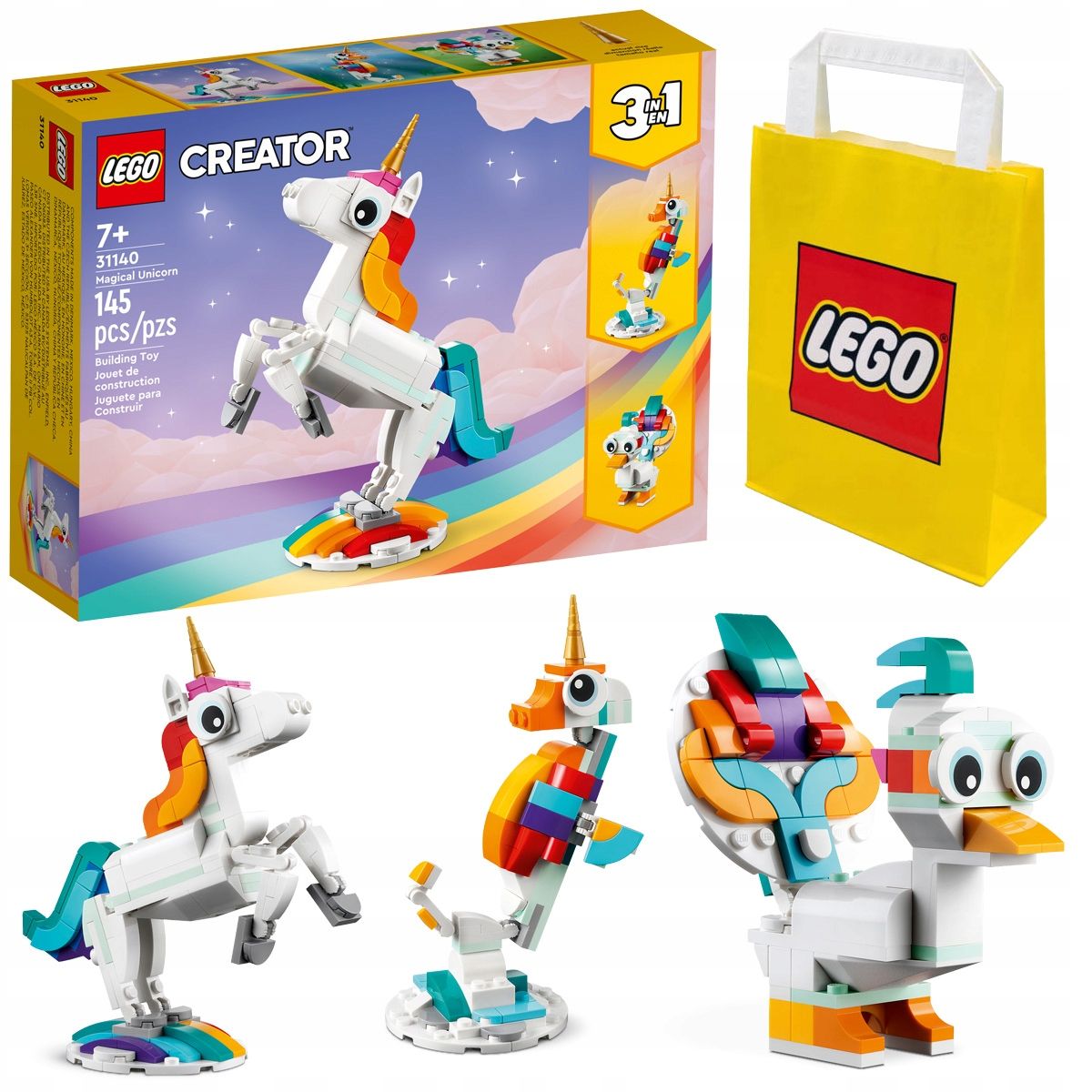  Bloky lego creator 31170 dzikie zvieratá ružový plameniak za darček taška