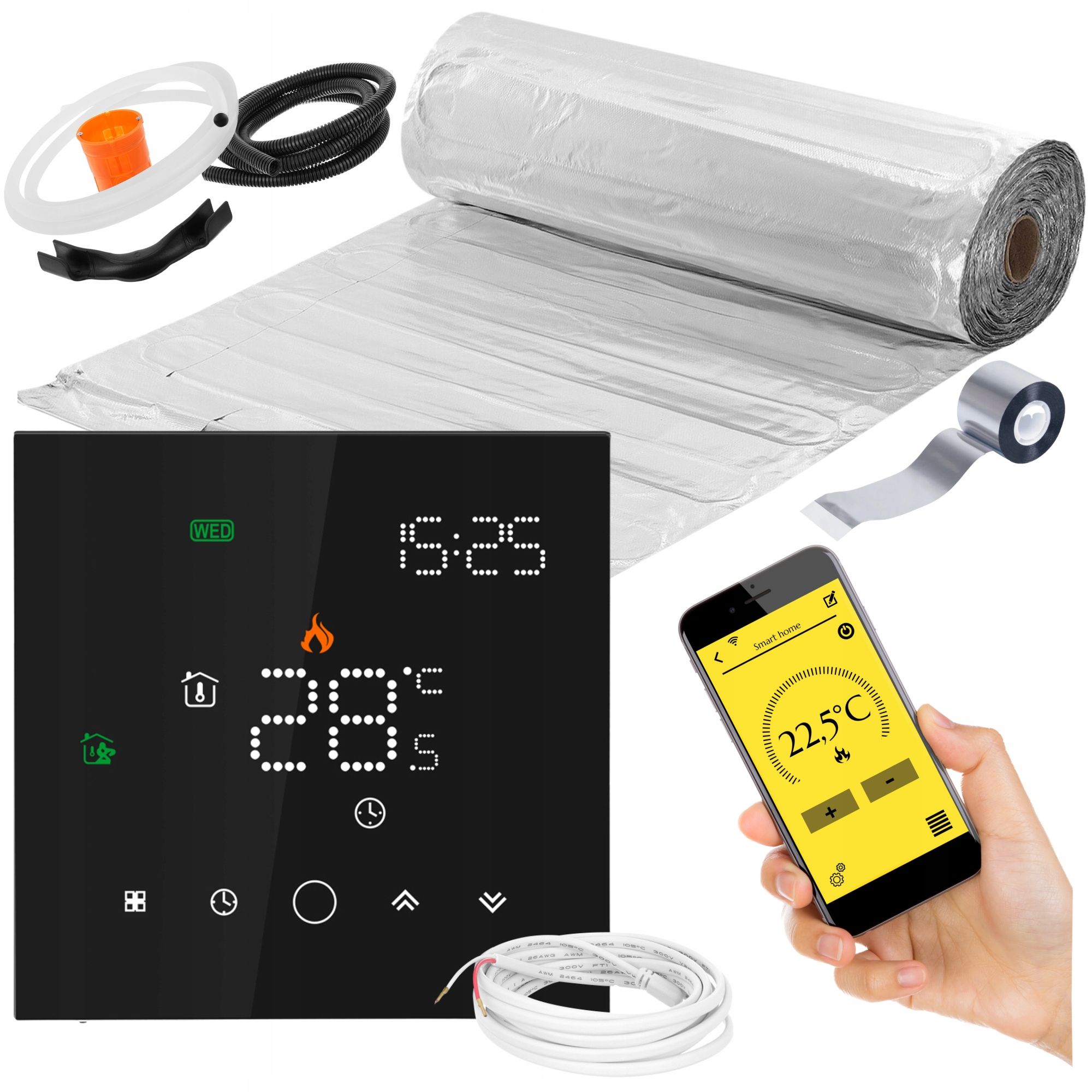  Komplekt soojenduspadi paneelide all mal-160w/m² 4m²