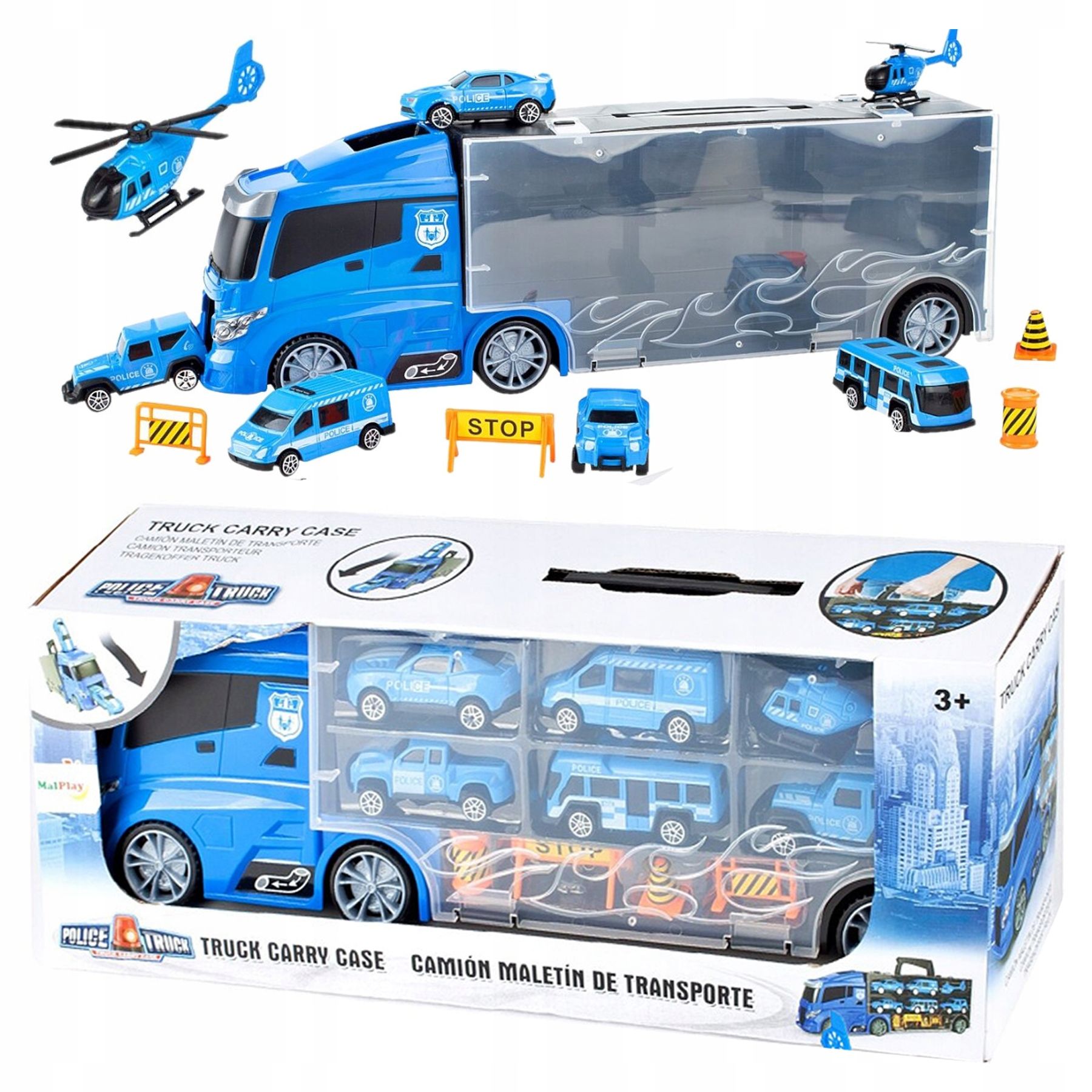  Auto lkw mit traktor ton licht led umzug kran auto