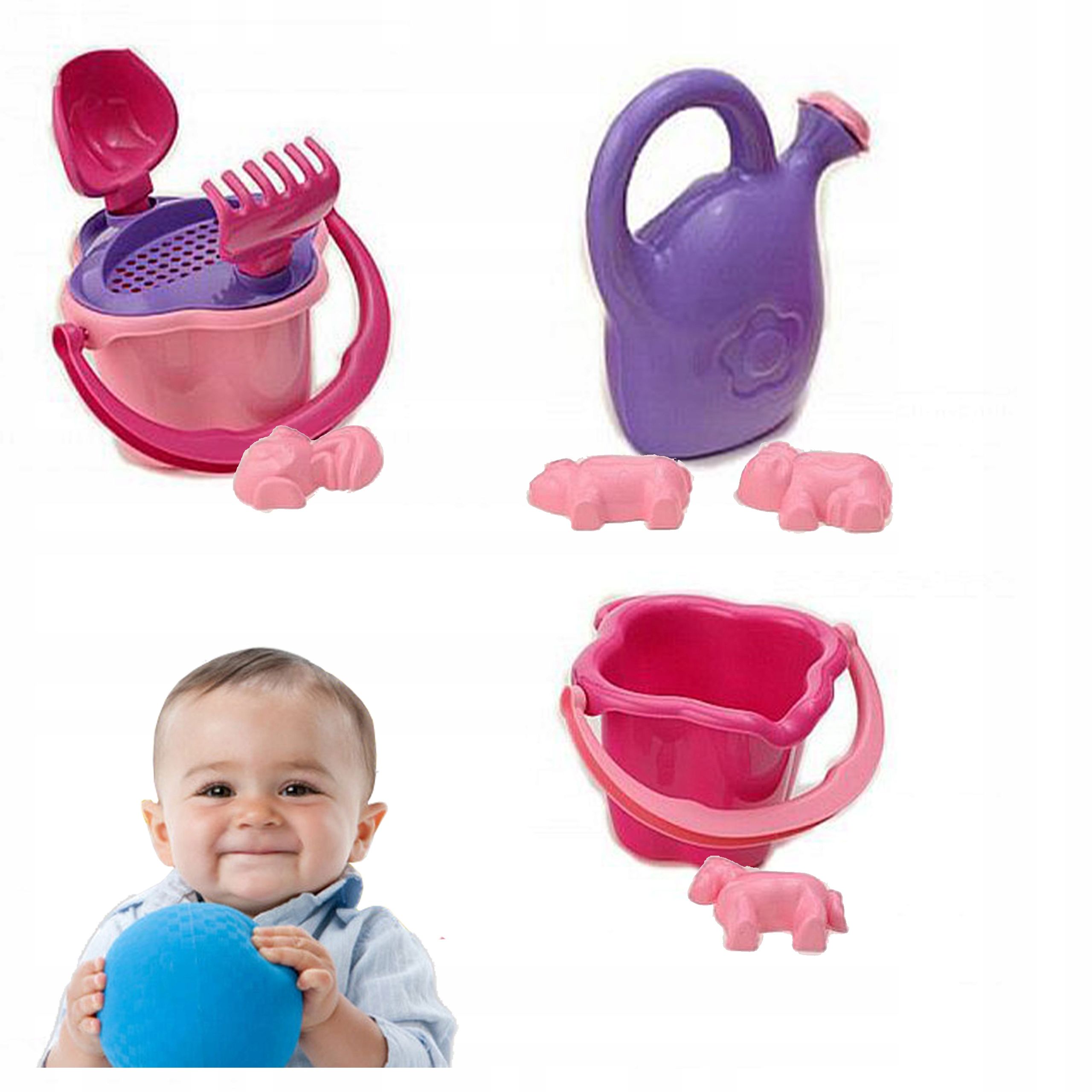  Toy set for the sandbox sand for children castle bucket 8 parts
