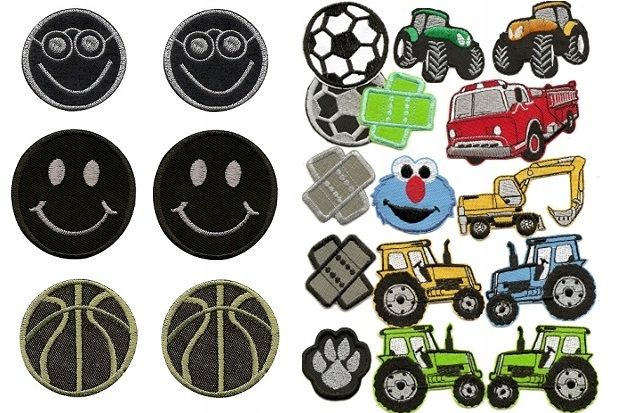  Patch gerät aufkleber auf kleidung patches sm stickerei bälle