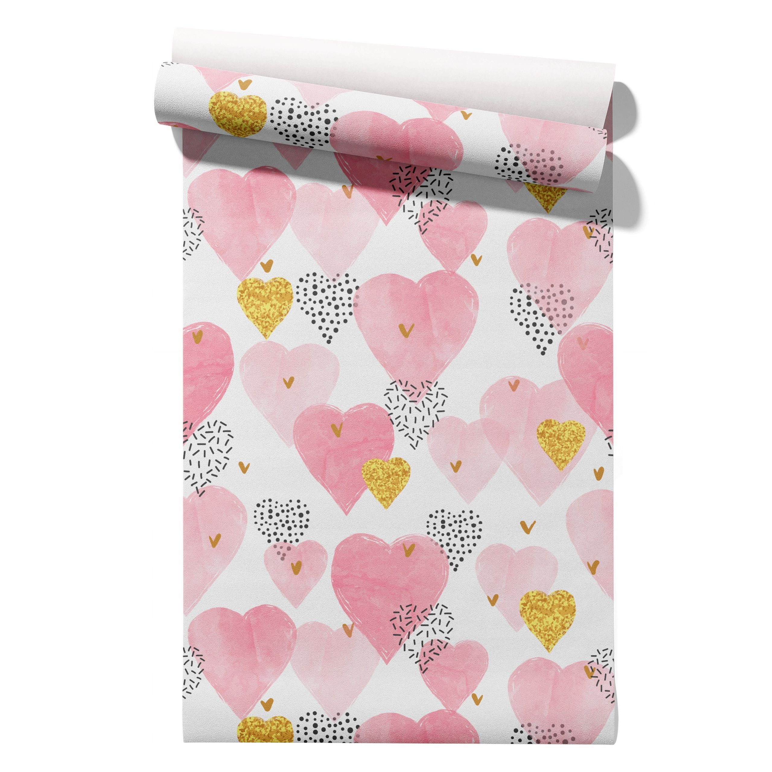  Wallpaper non-woven fabric pastel cherries wallpaper in a roll 50cm x 6,1mb